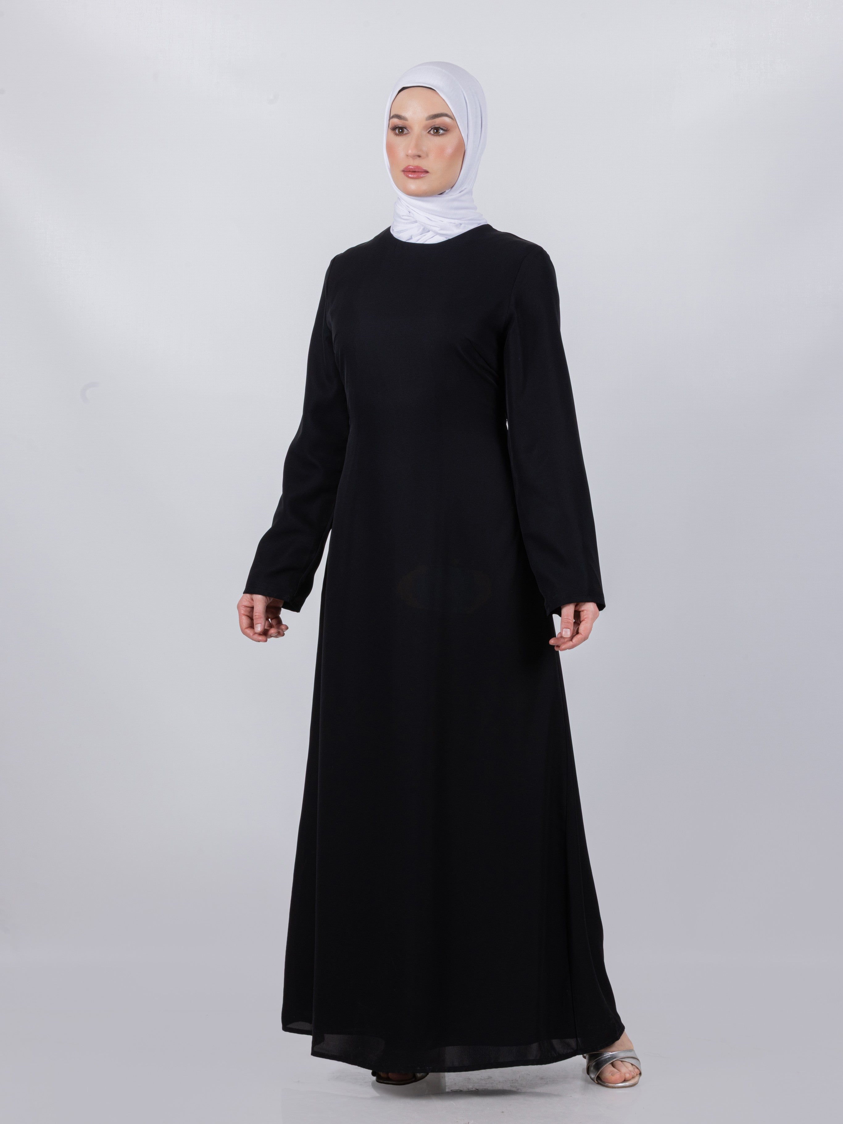 Tie Waist Maxi Dress - Black