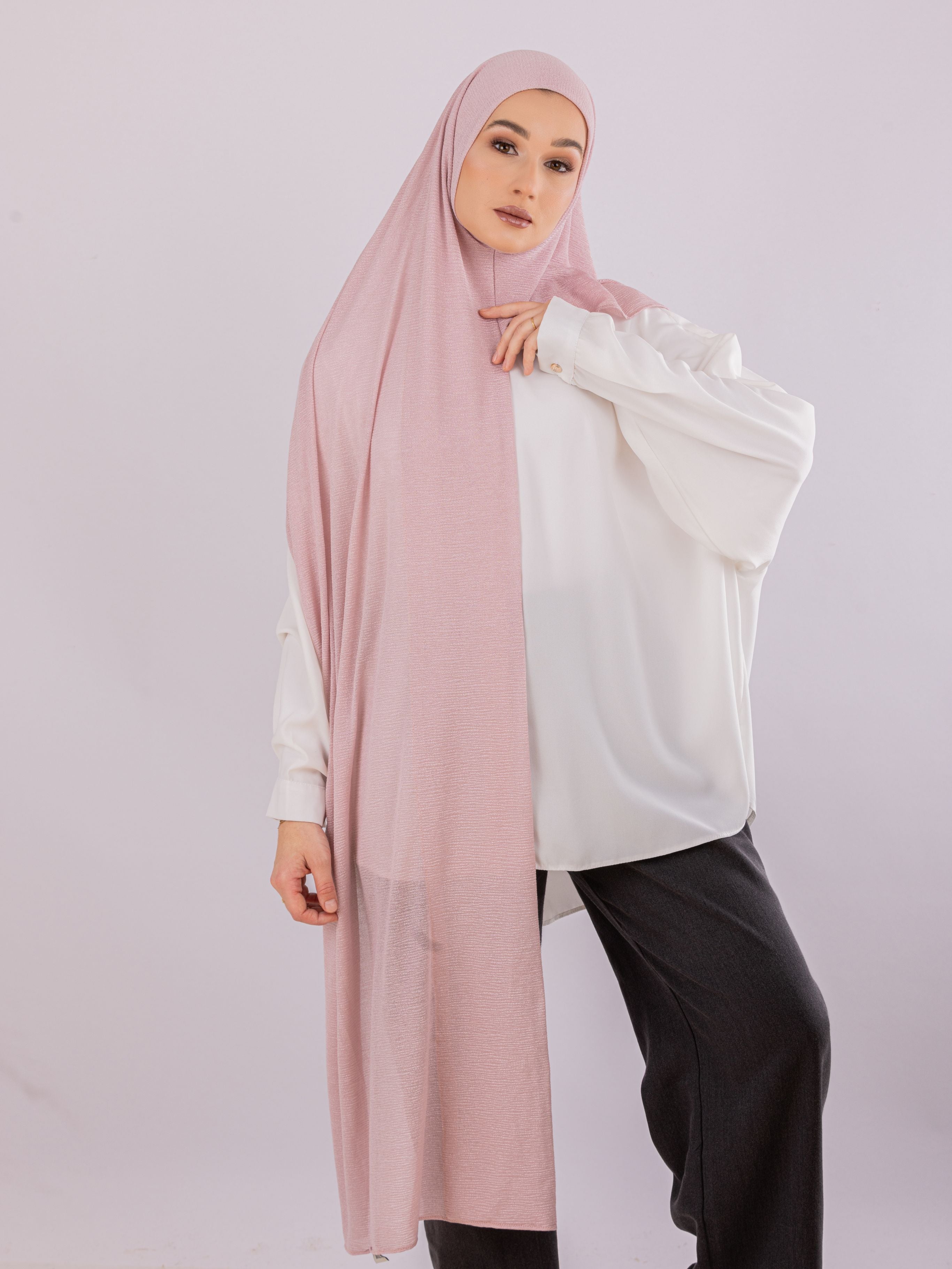 Easy To Wear Design | Malaysian Crush Cotton | Pale Blush