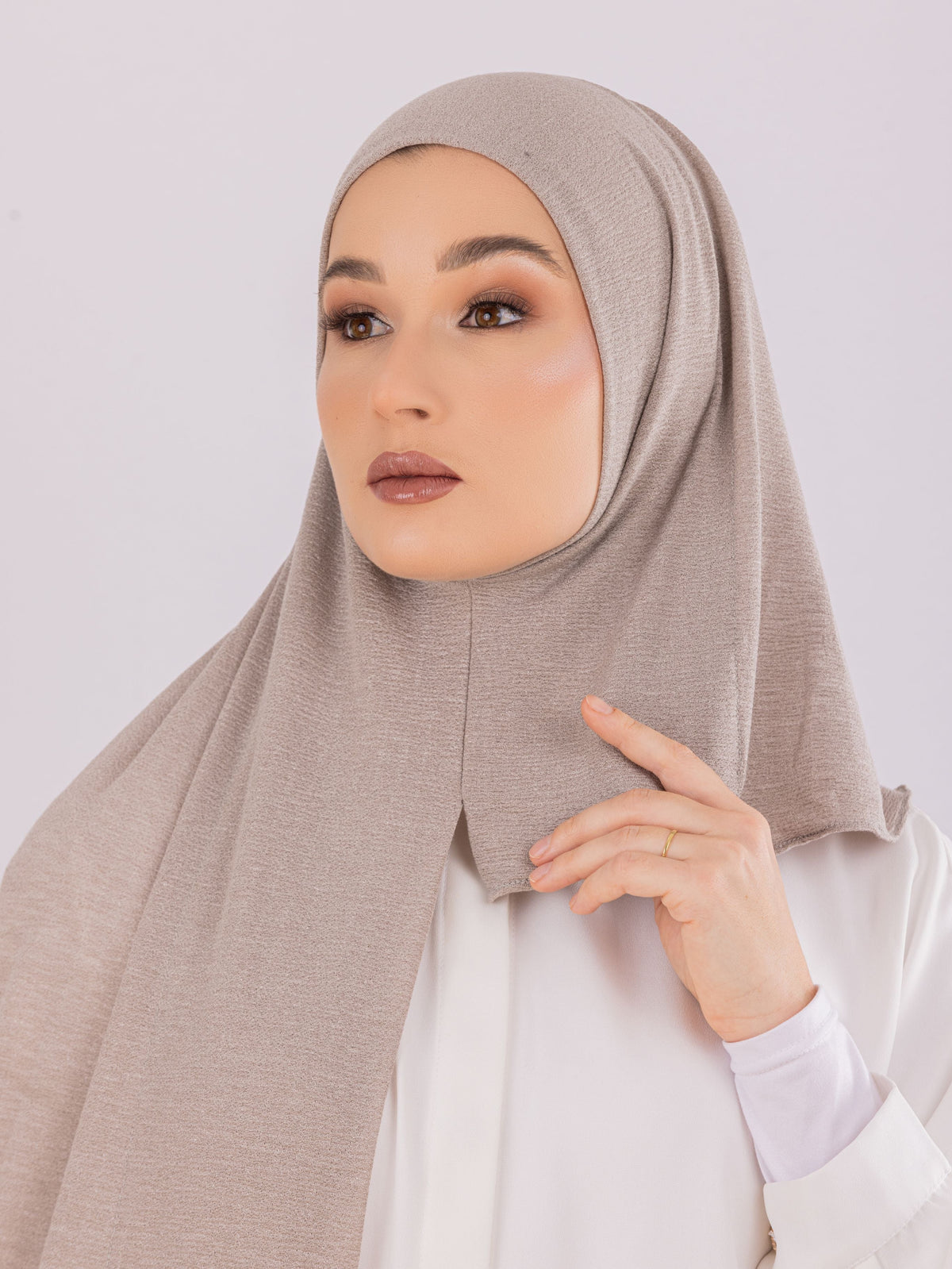 Easy To Wear Design | Malaysian Crush Cotton | Warm Taupe