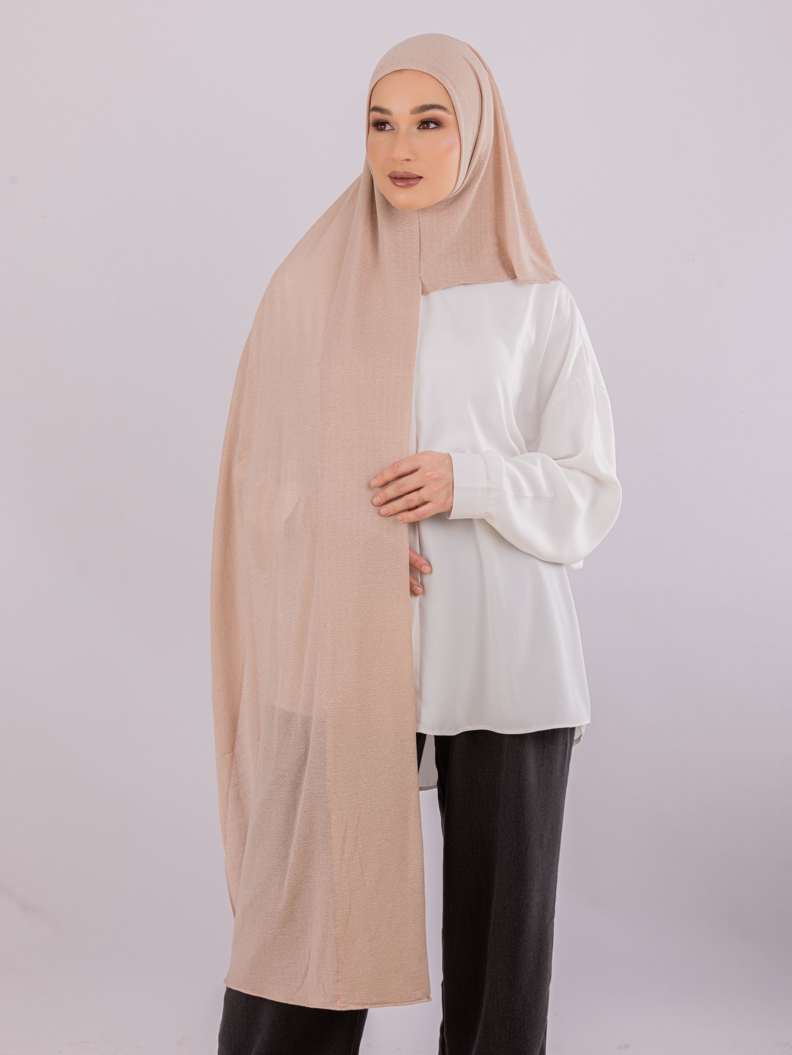 Easy To Wear Design | Malaysian Crush Cotton | Light Coral