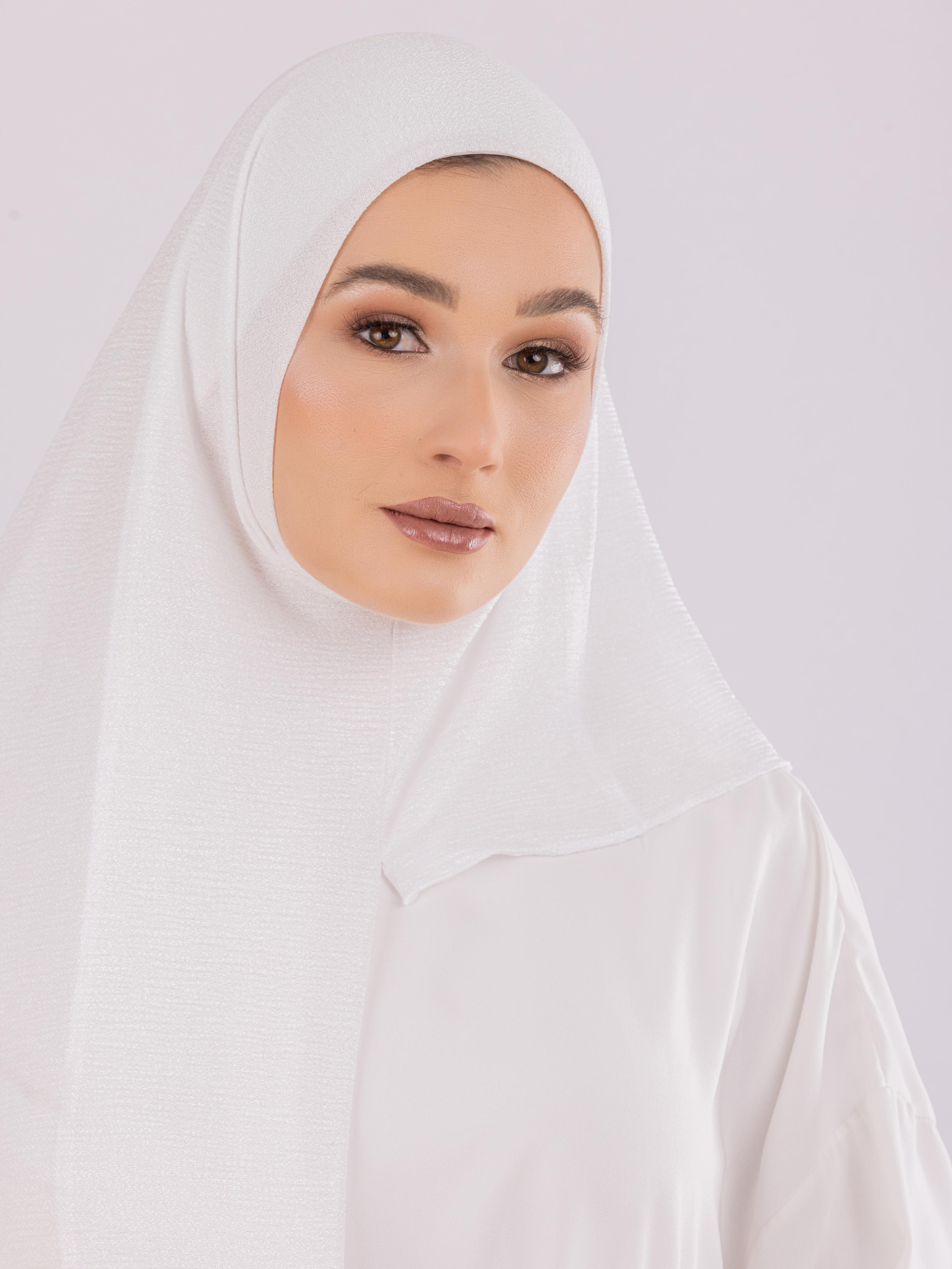 Easy To Wear Design | Malaysian Crush Cotton | White