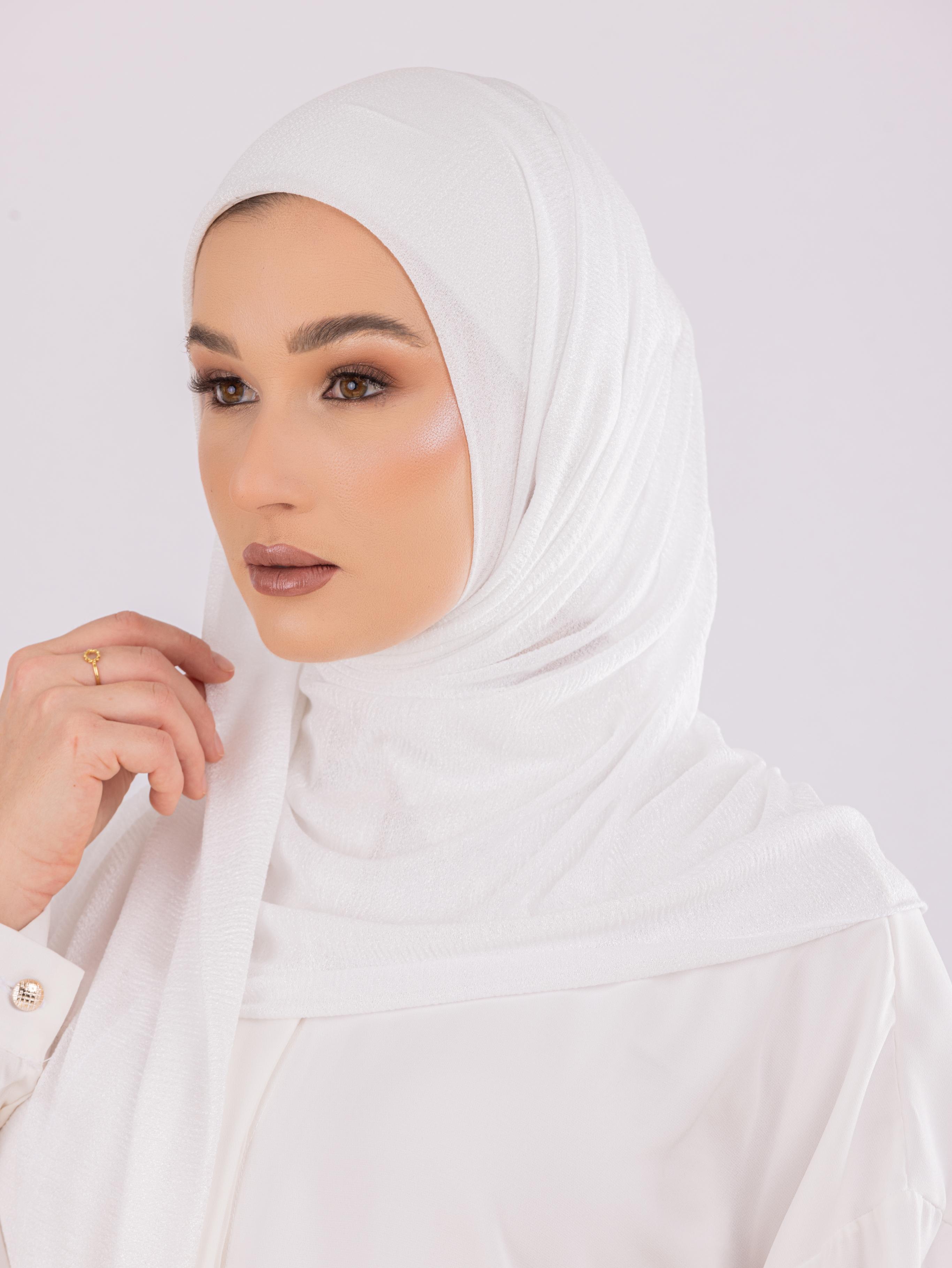 Easy To Wear Design | Malaysian Crush Cotton | White
