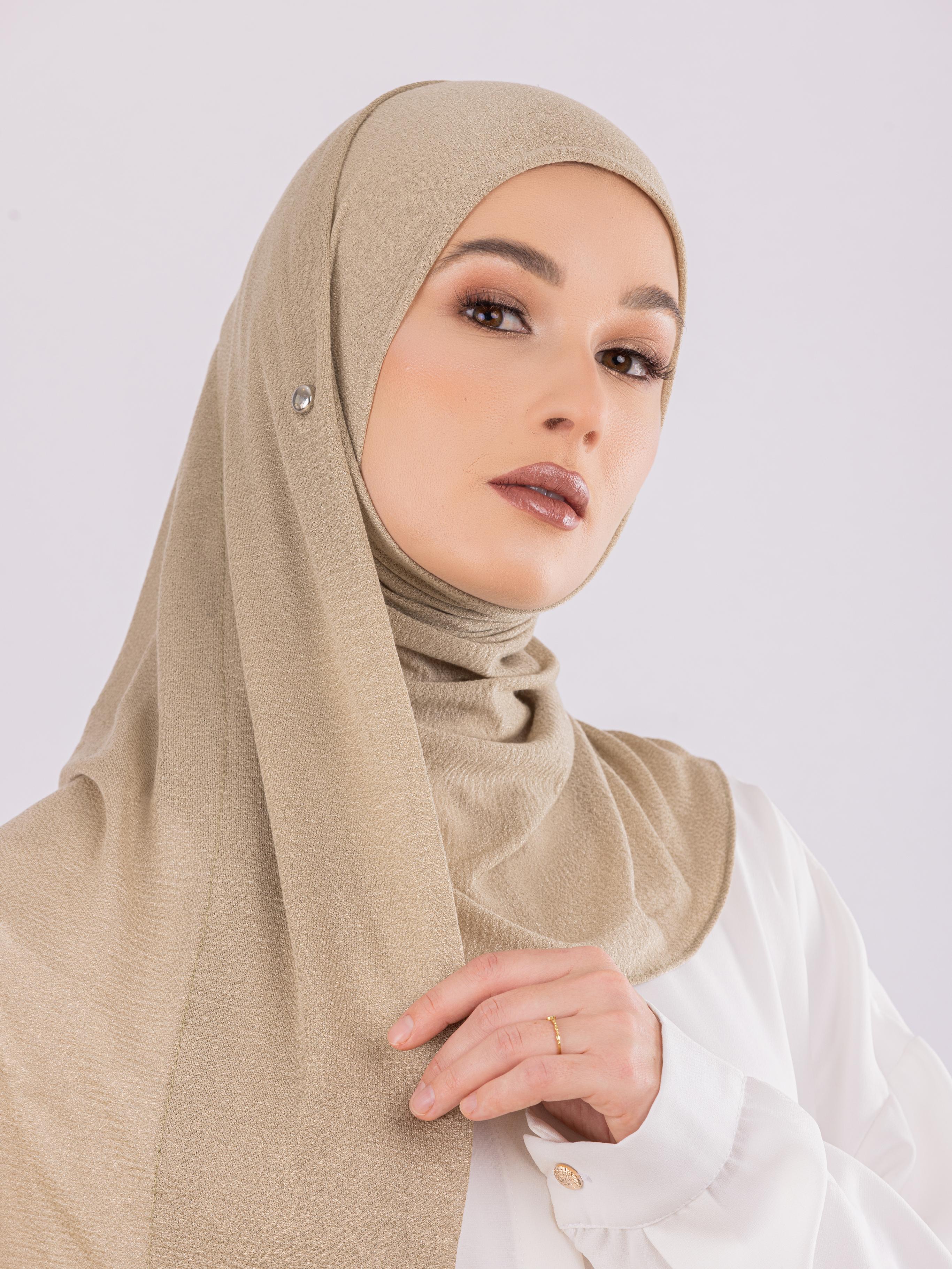 Easy To Wear Design | Malaysian Crush Cotton | Light Mocha