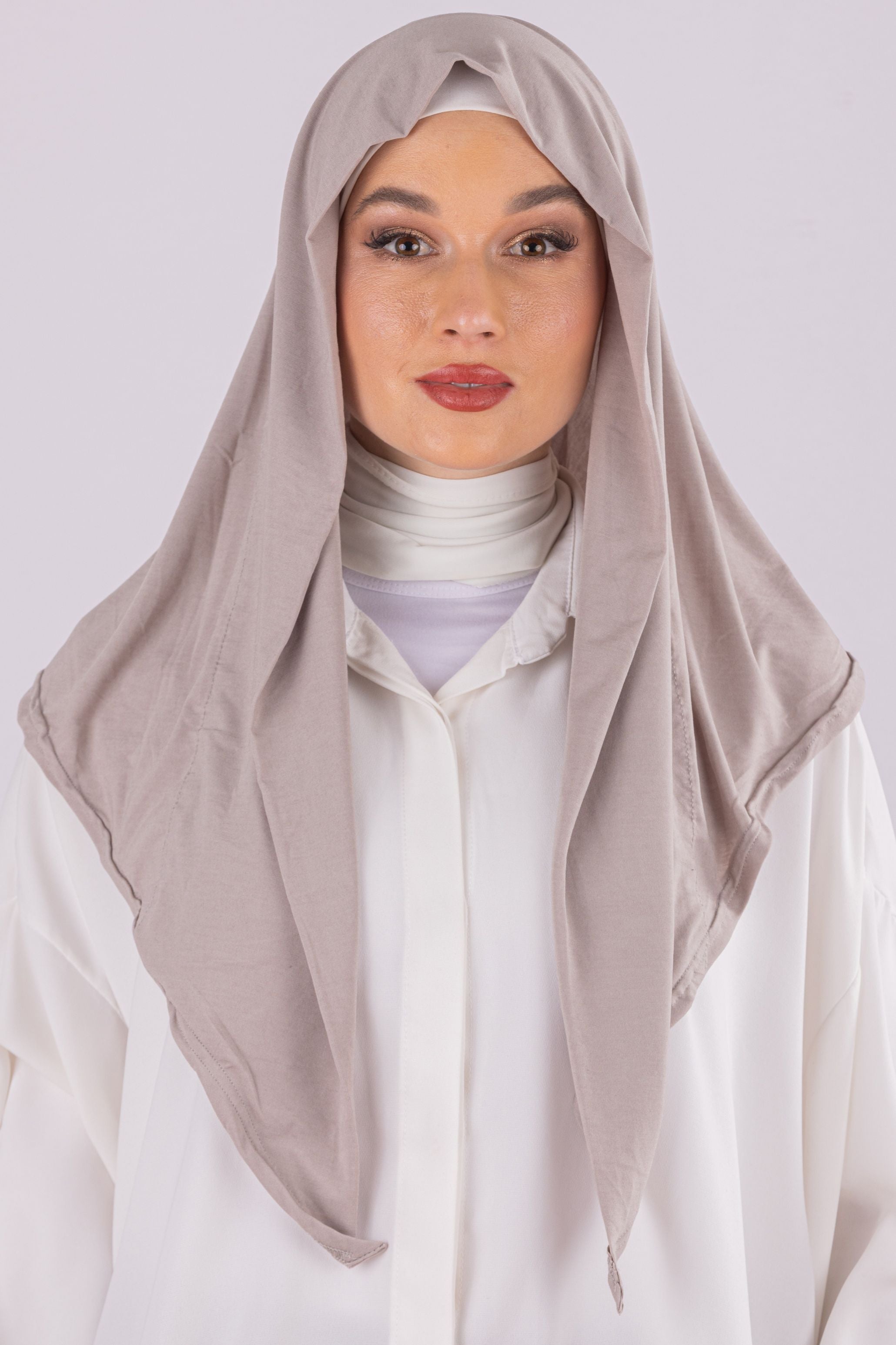 Triangular Design | Spanish Cotton | Dusty Rose Beige