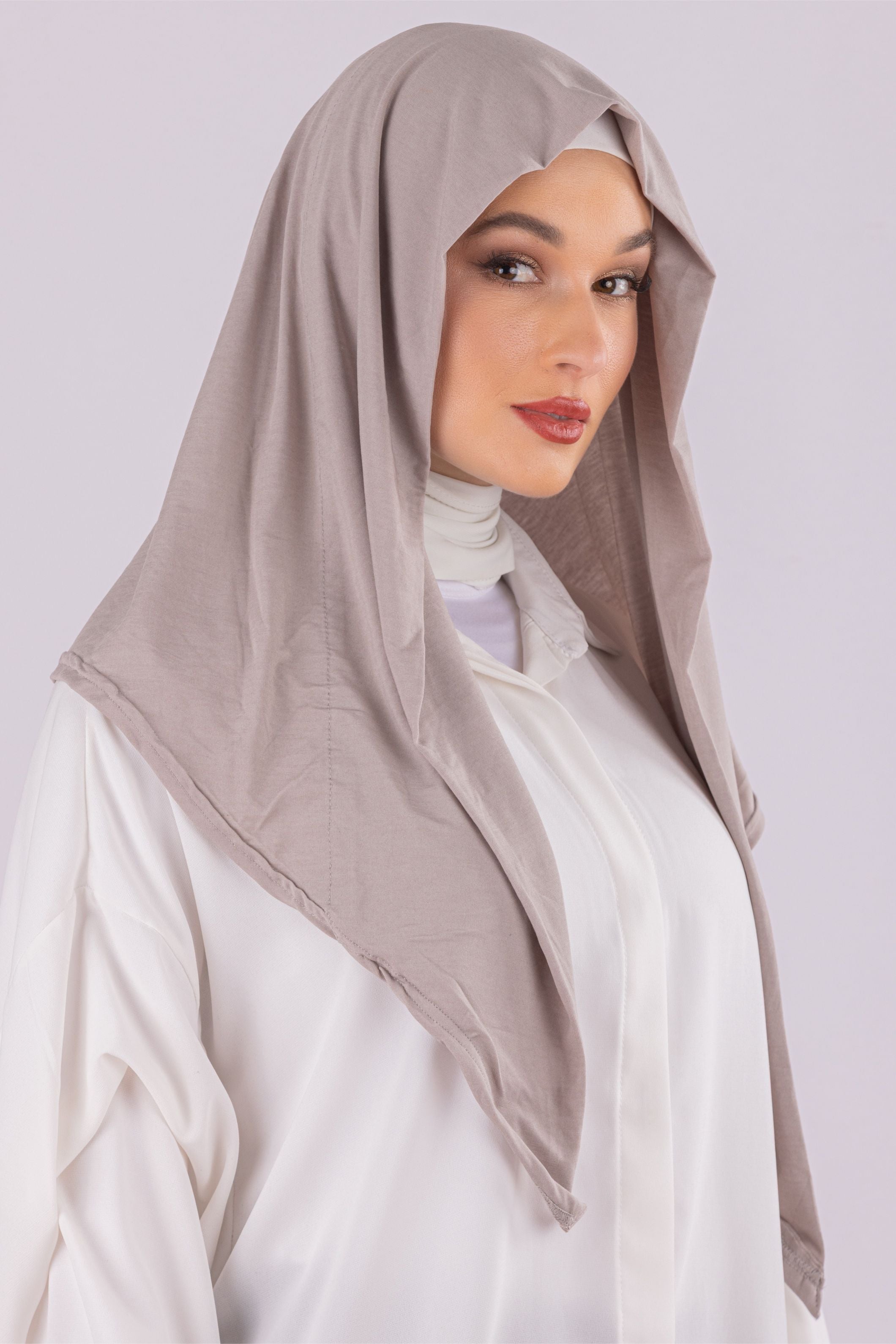 Triangular Design | Spanish Cotton | Dusty Rose Beige
