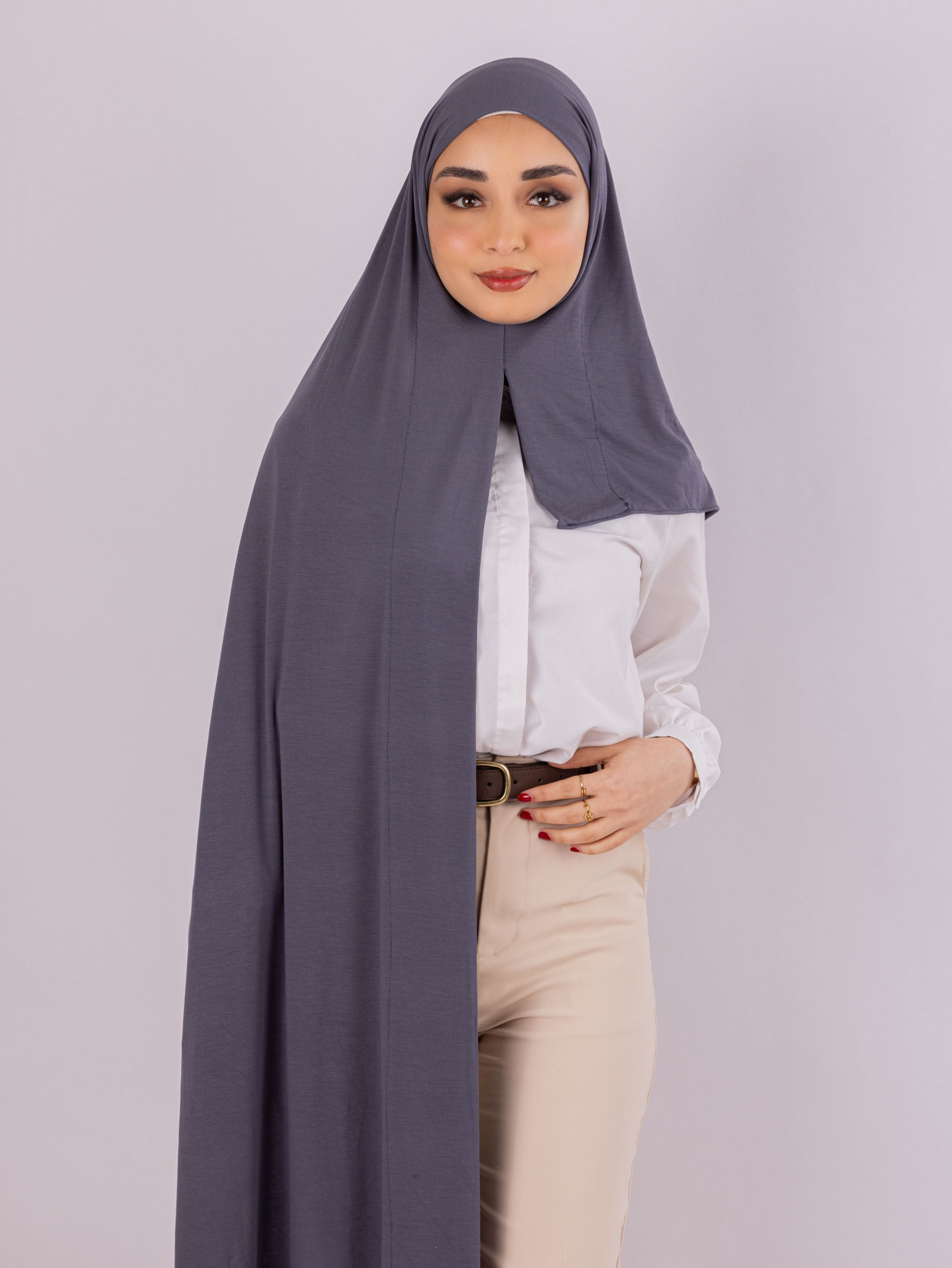Easy To Wear Design | Spanish Cotton | Charcoal Purple