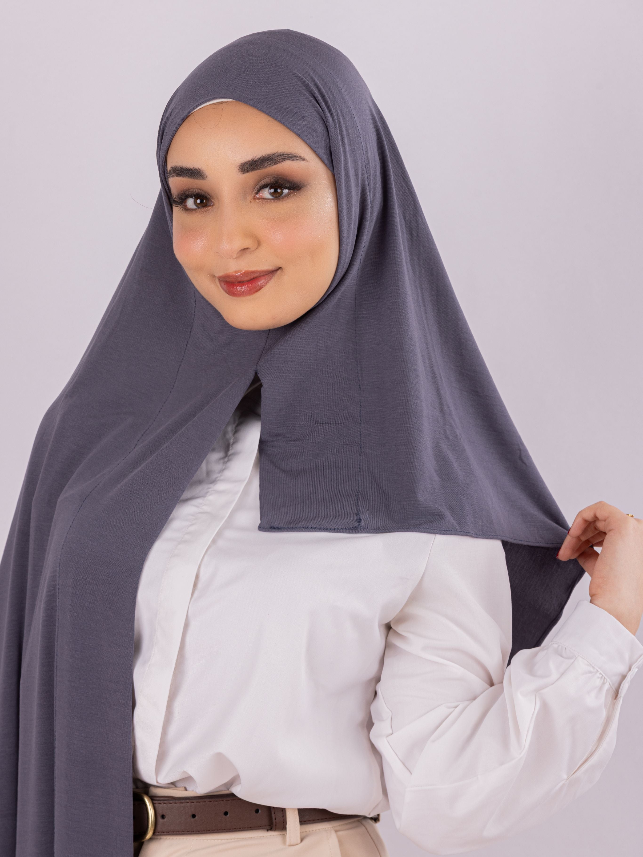 Easy To Wear Design | Spanish Cotton | Charcoal Purple