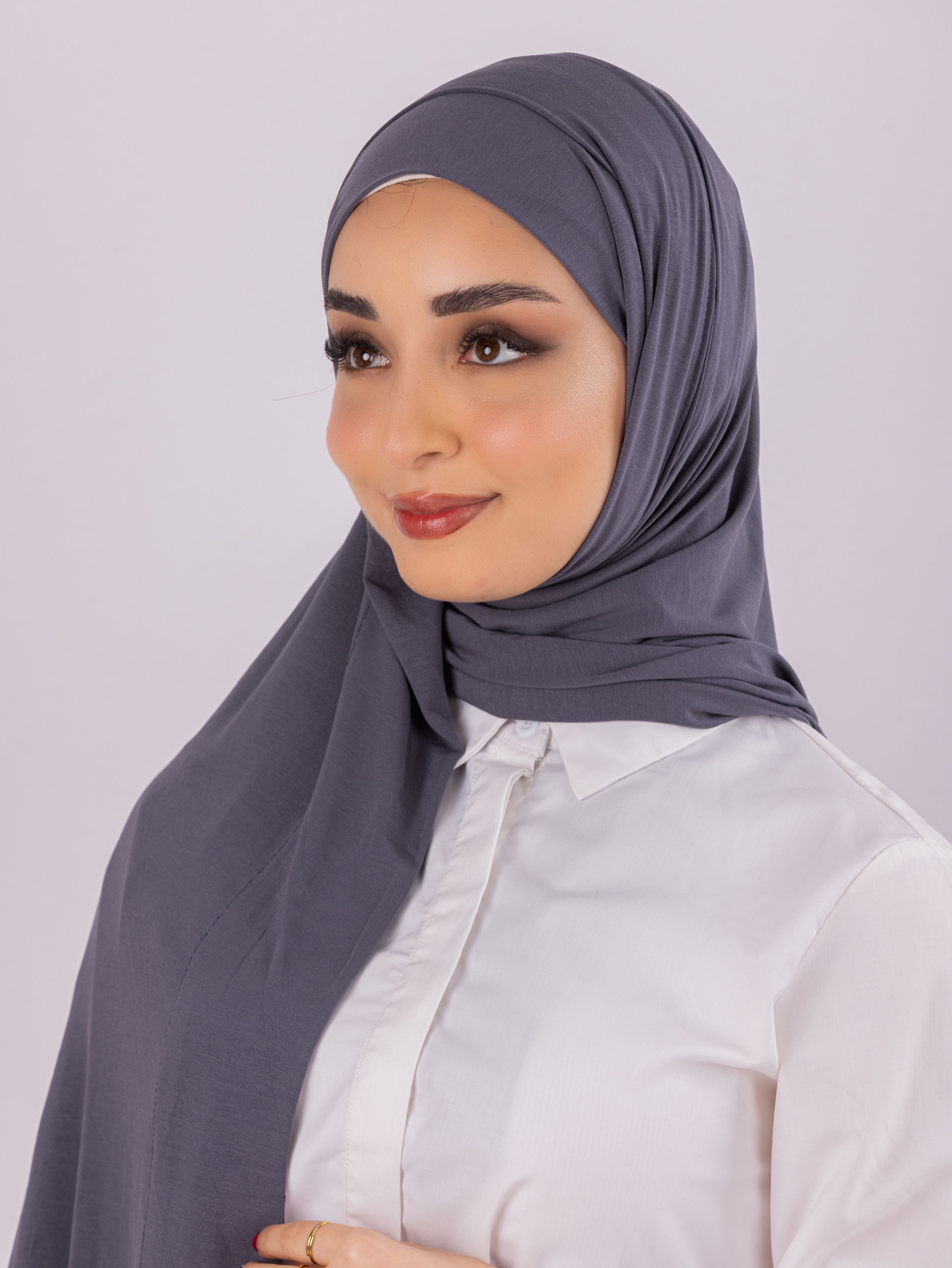 Easy To Wear Design | Spanish Cotton | Charcoal Purple