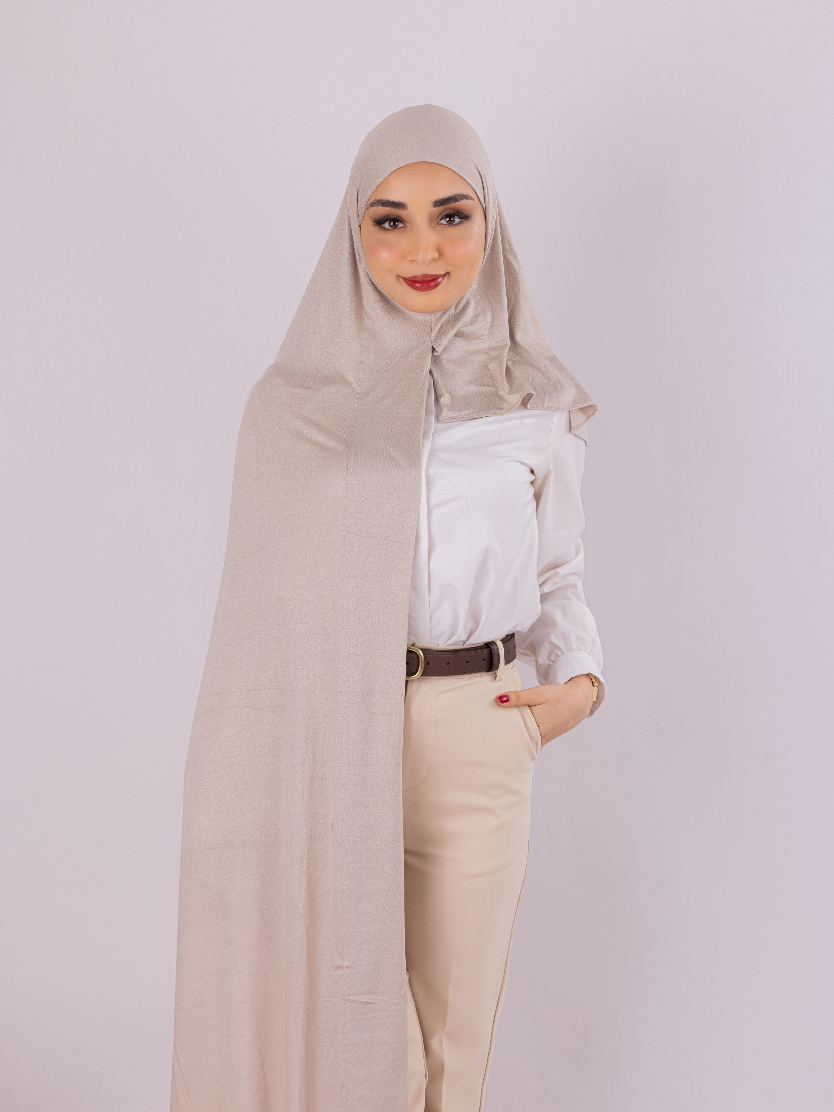 Easy To Wear Desgin | Italian Cotton | Soft Peachy Beige
