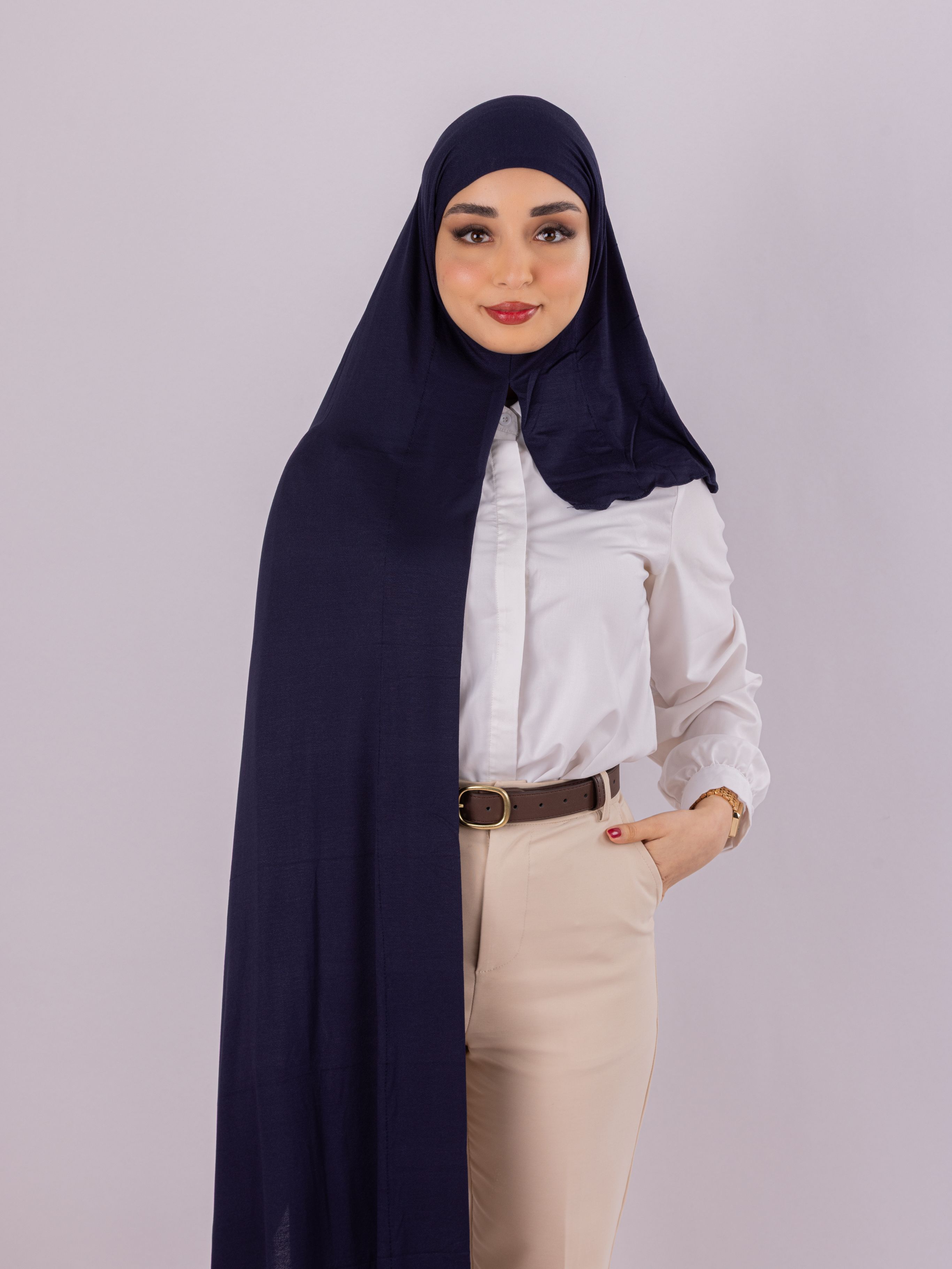 Easy To Wear Desgin | Italian Cotton | Navy Blue