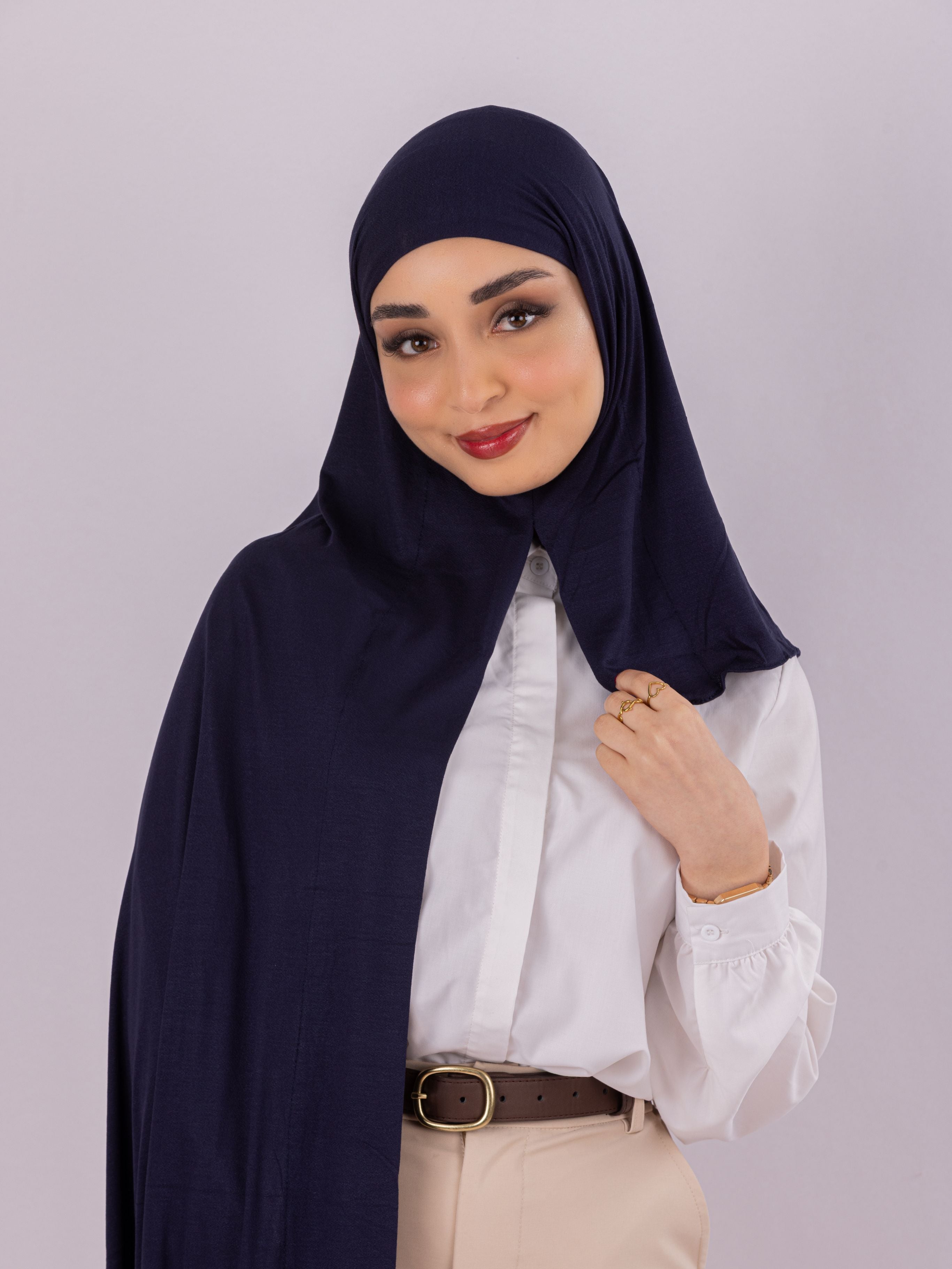 Easy To Wear Desgin | Italian Cotton | Navy Blue