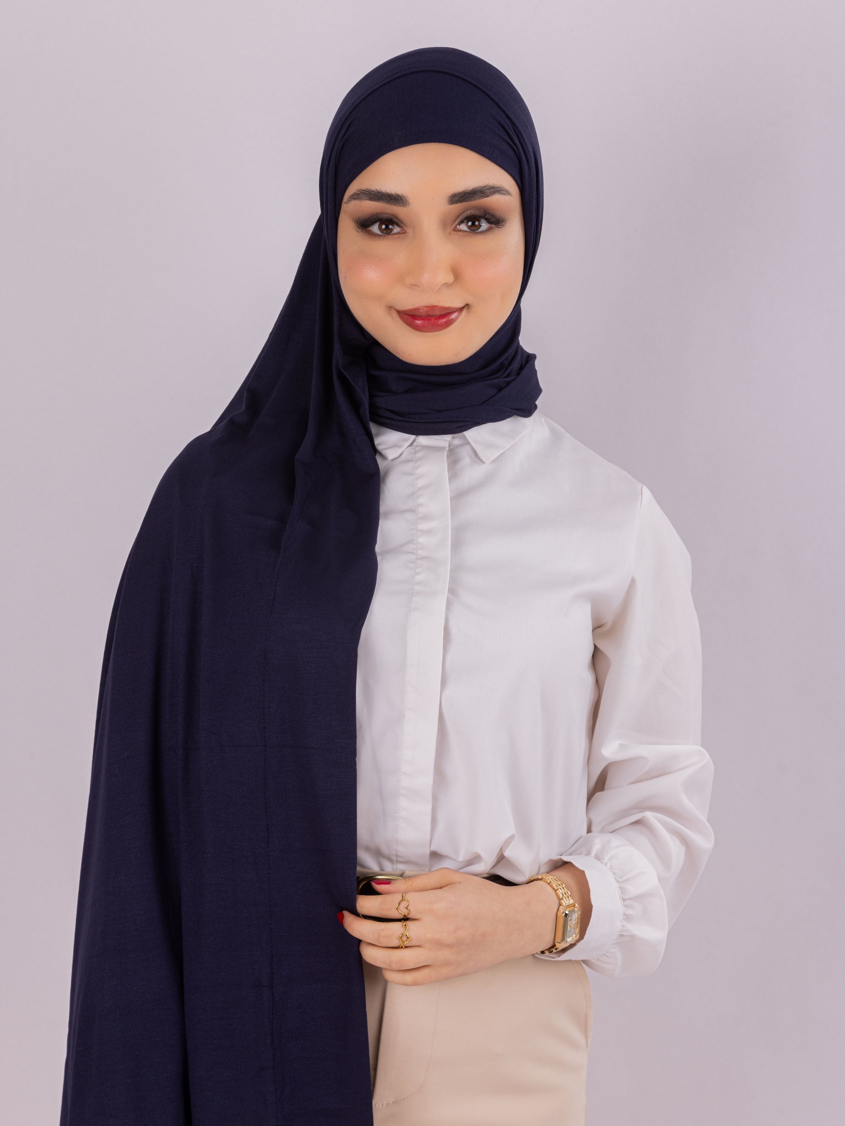Easy To Wear Desgin | Italian Cotton | Navy Blue
