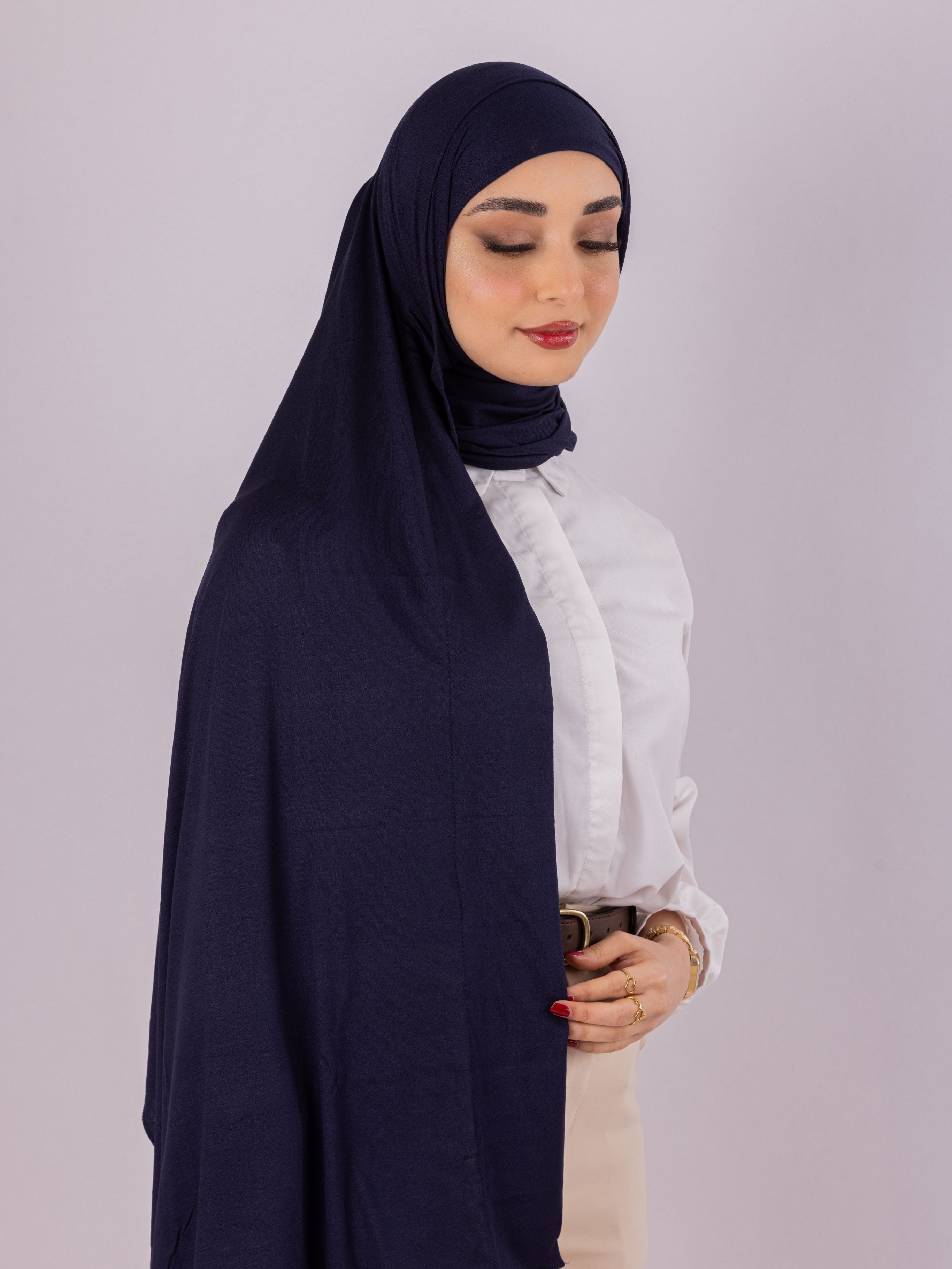 Easy To Wear Desgin | Italian Cotton | Navy Blue