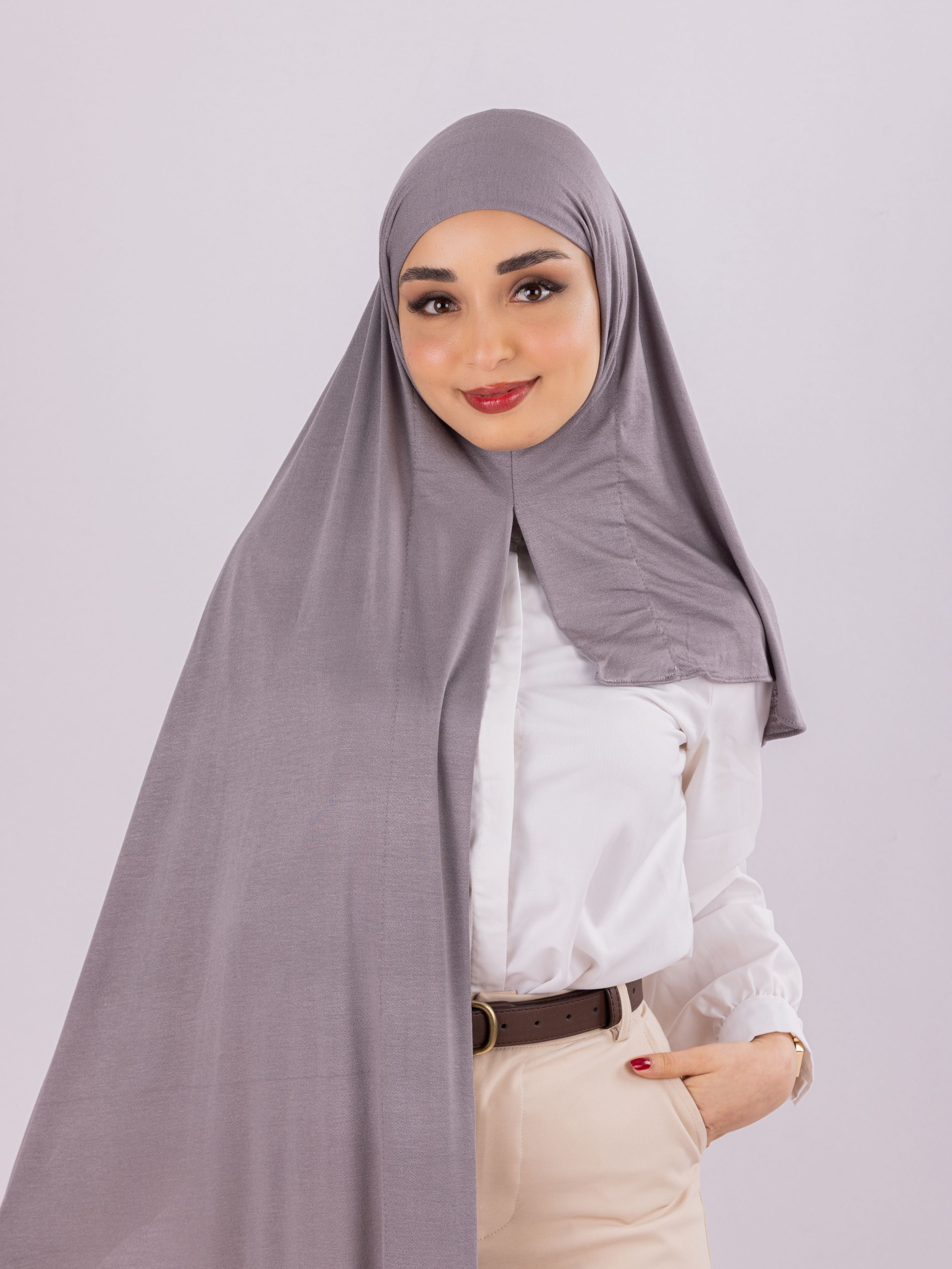 Easy To Wear Desgin | Italian Cotton | Lavender Gray