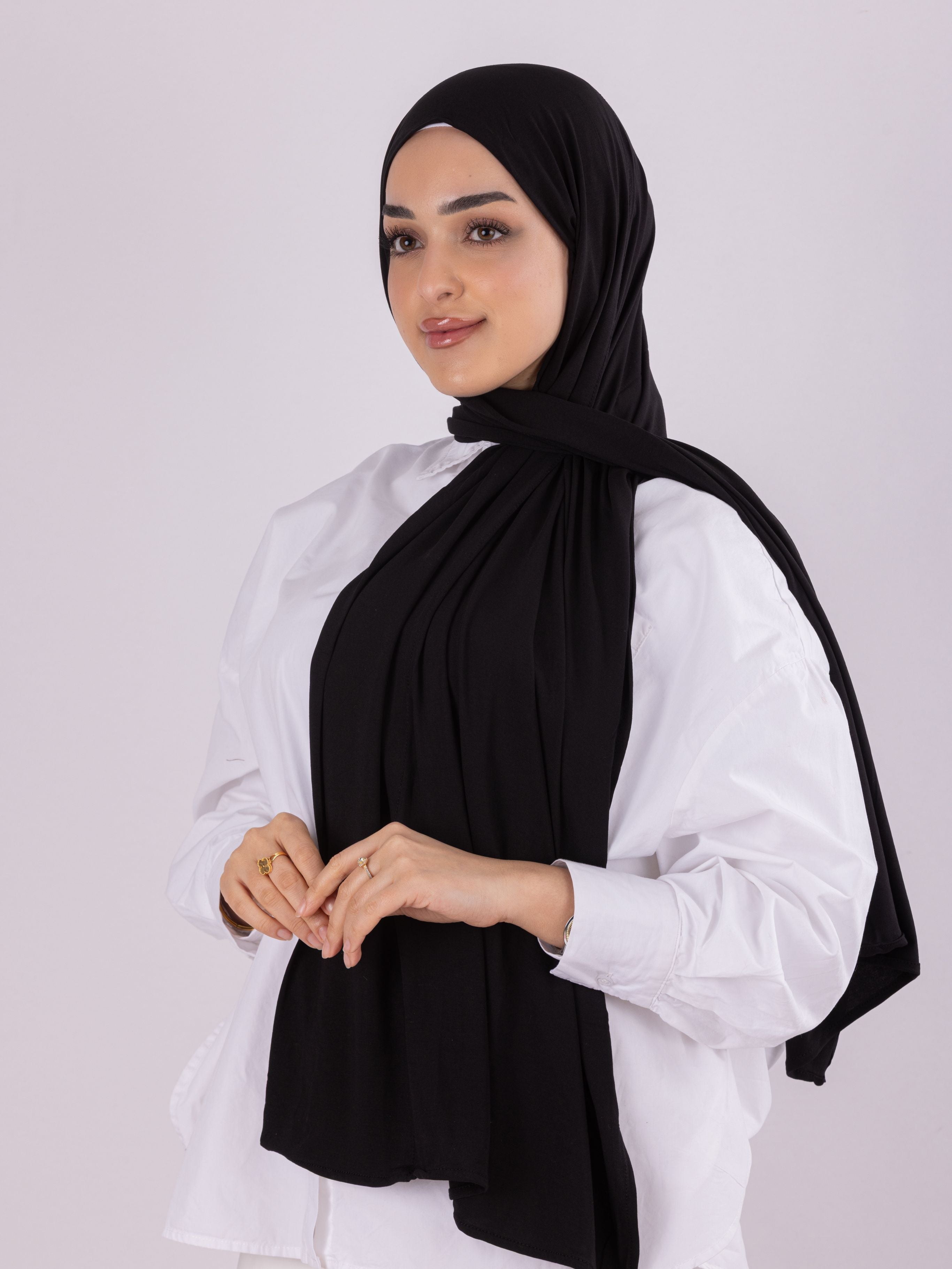 Plain Design | Spanish Cotton | Black