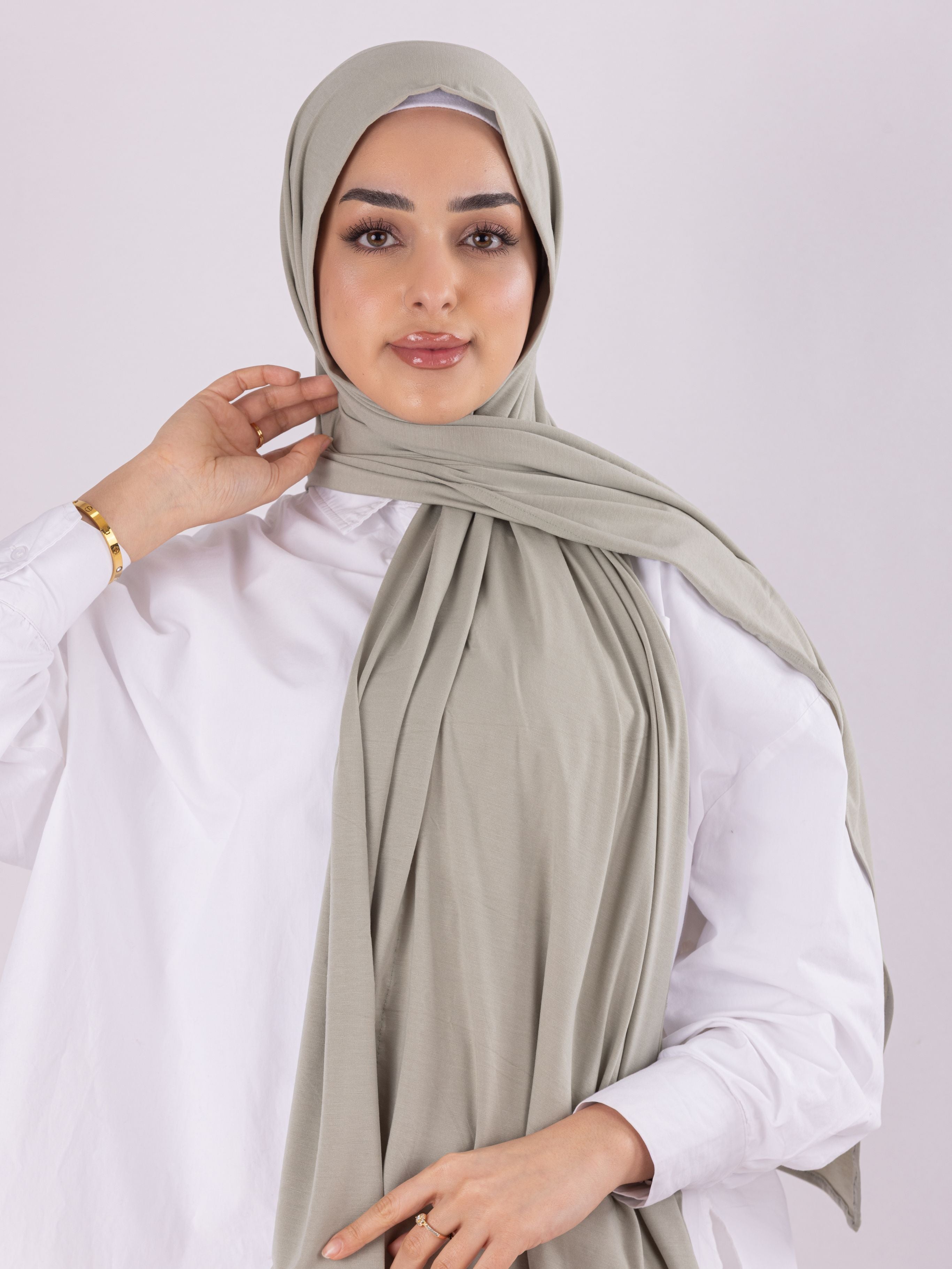 Plain Design | Spanish Cotton | Moss Gray