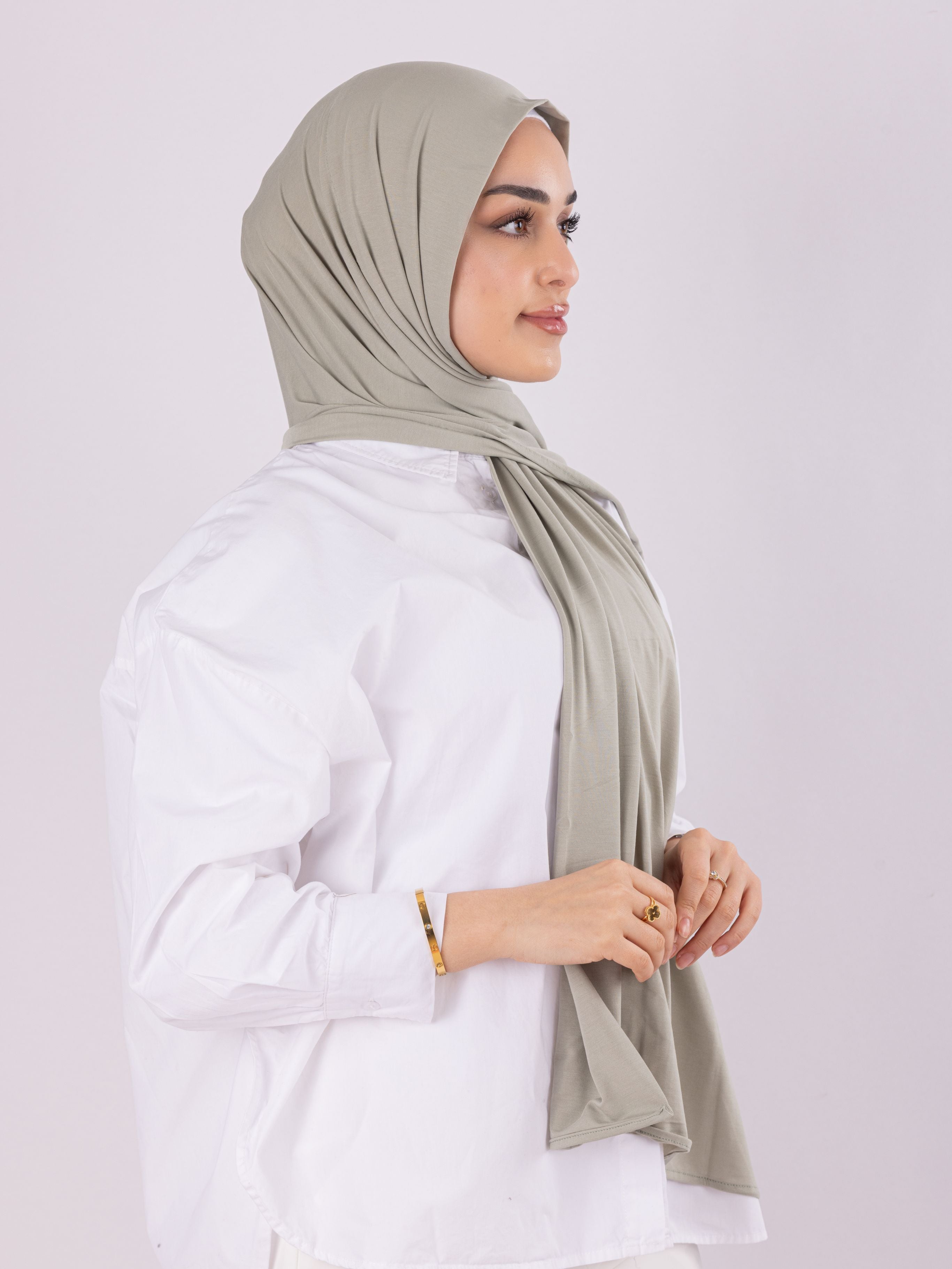Plain Design | Spanish Cotton | Moss Gray