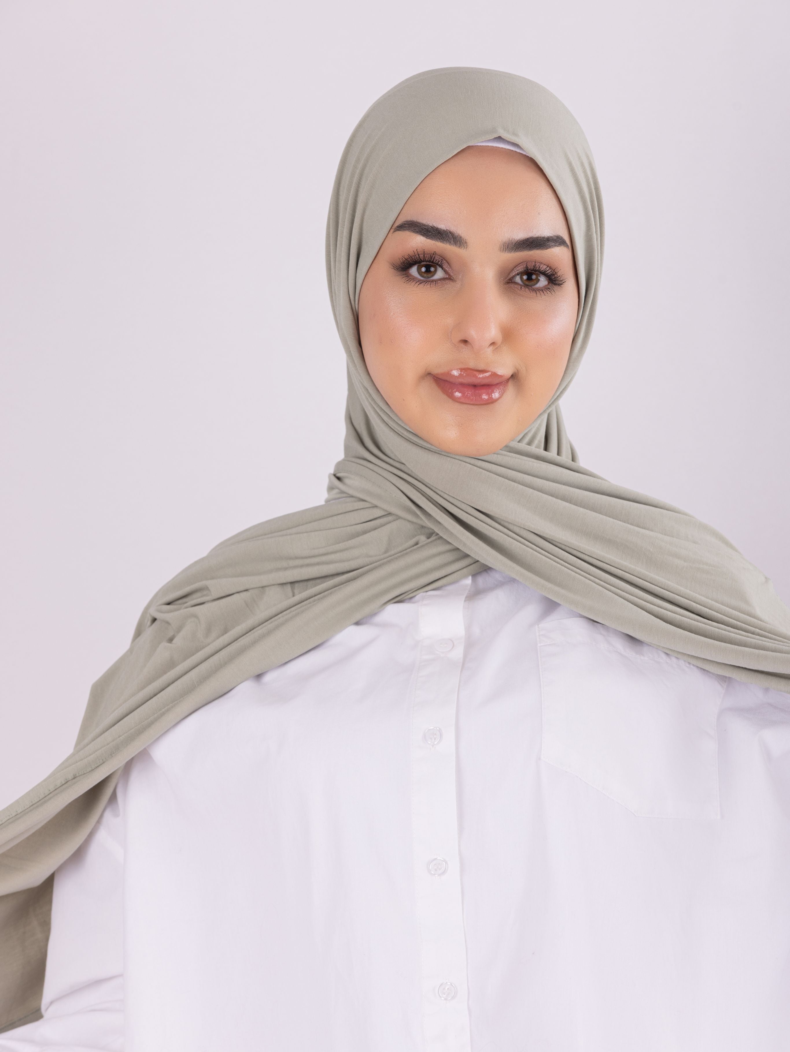 Plain Design | Spanish Cotton | Moss Gray
