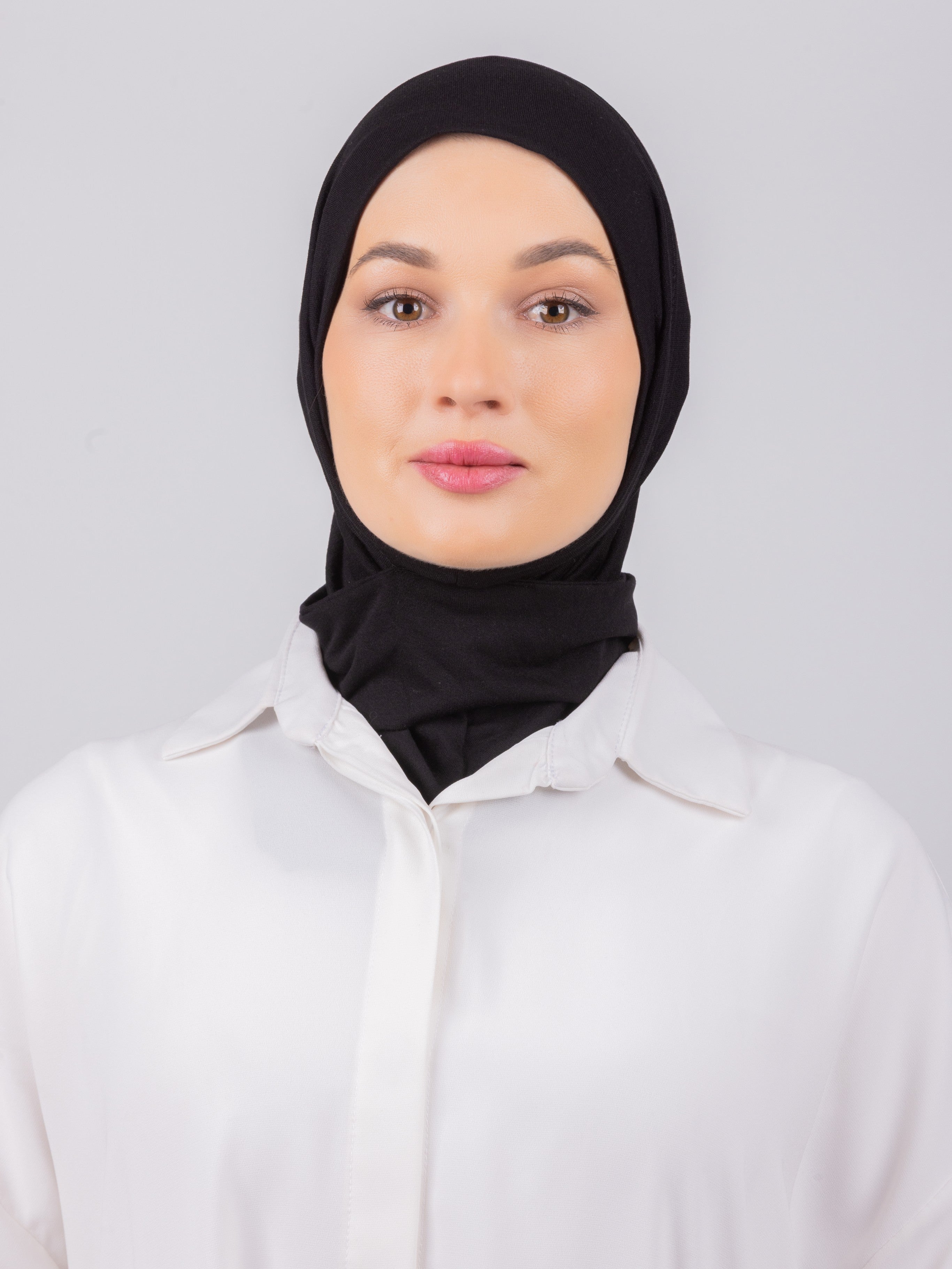 TriLock™ Hijab | Moltte Signature Cotton | Black