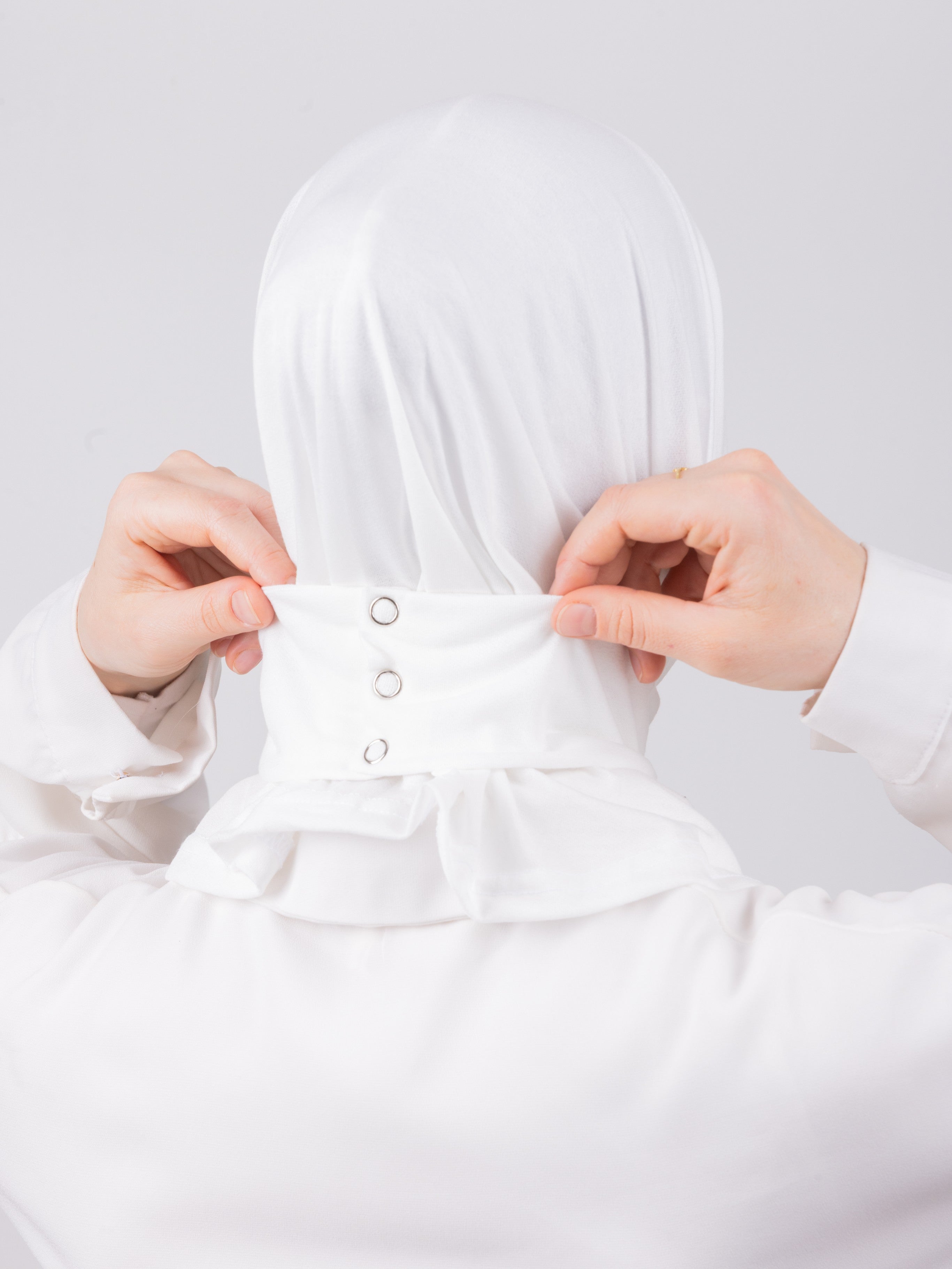 TriLock™ Hijab | Moltte Signature Cotton | Off White