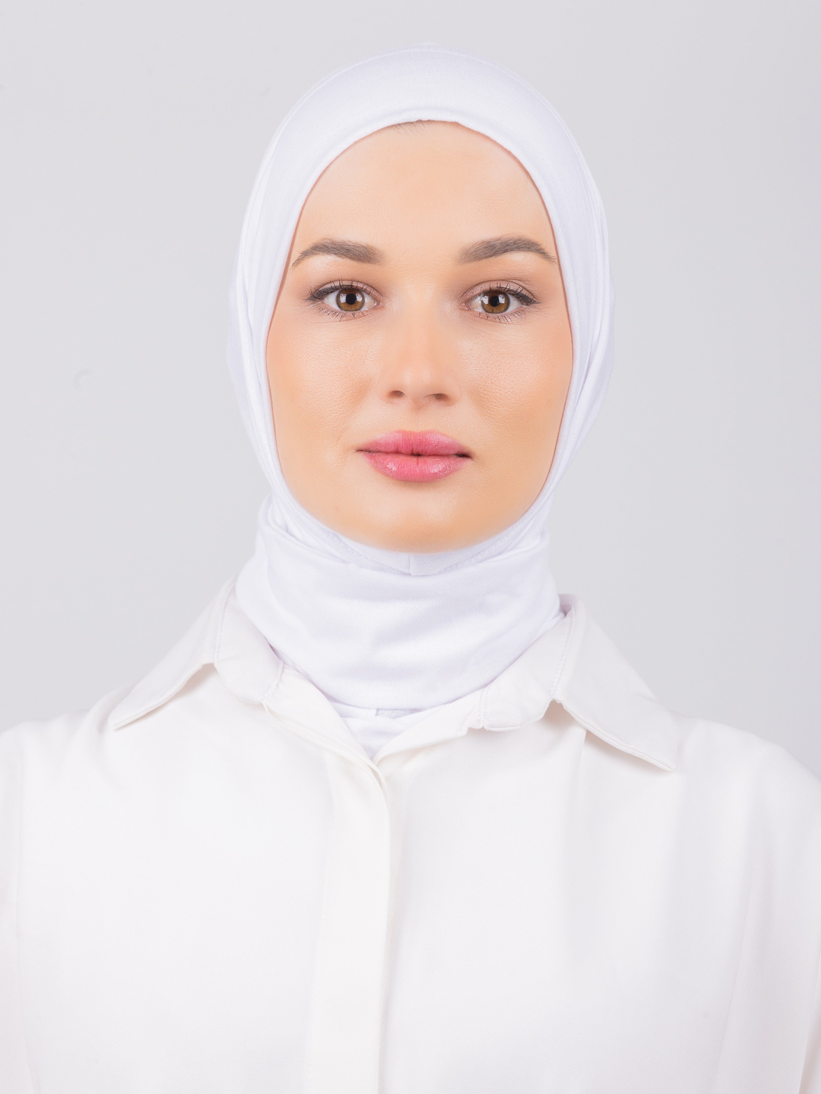 TriLock™ Hijab | Moltte Signature Cotton | White