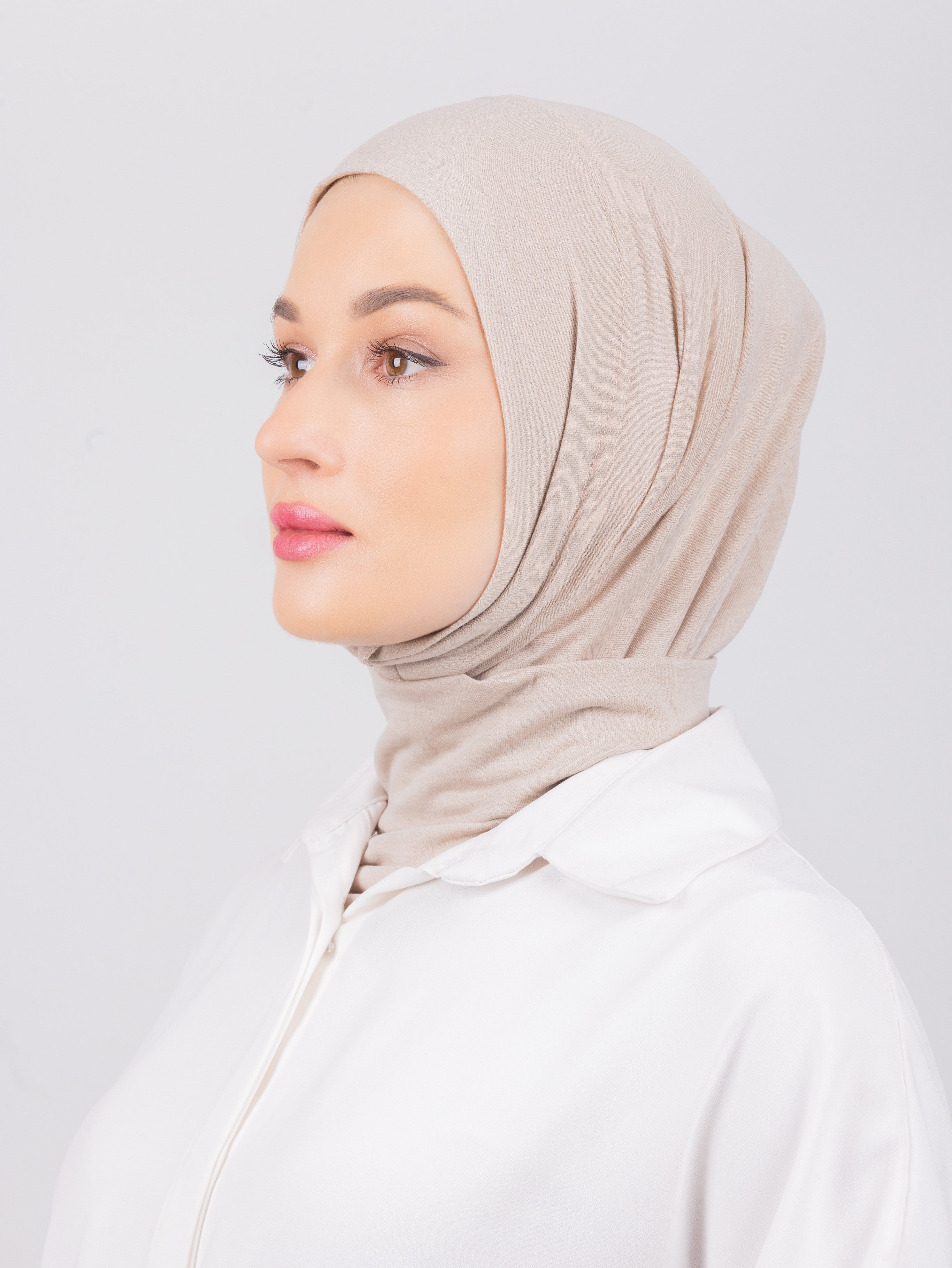 TriLock™ Hijab | Moltte Signature Cotton | Rose Taupe