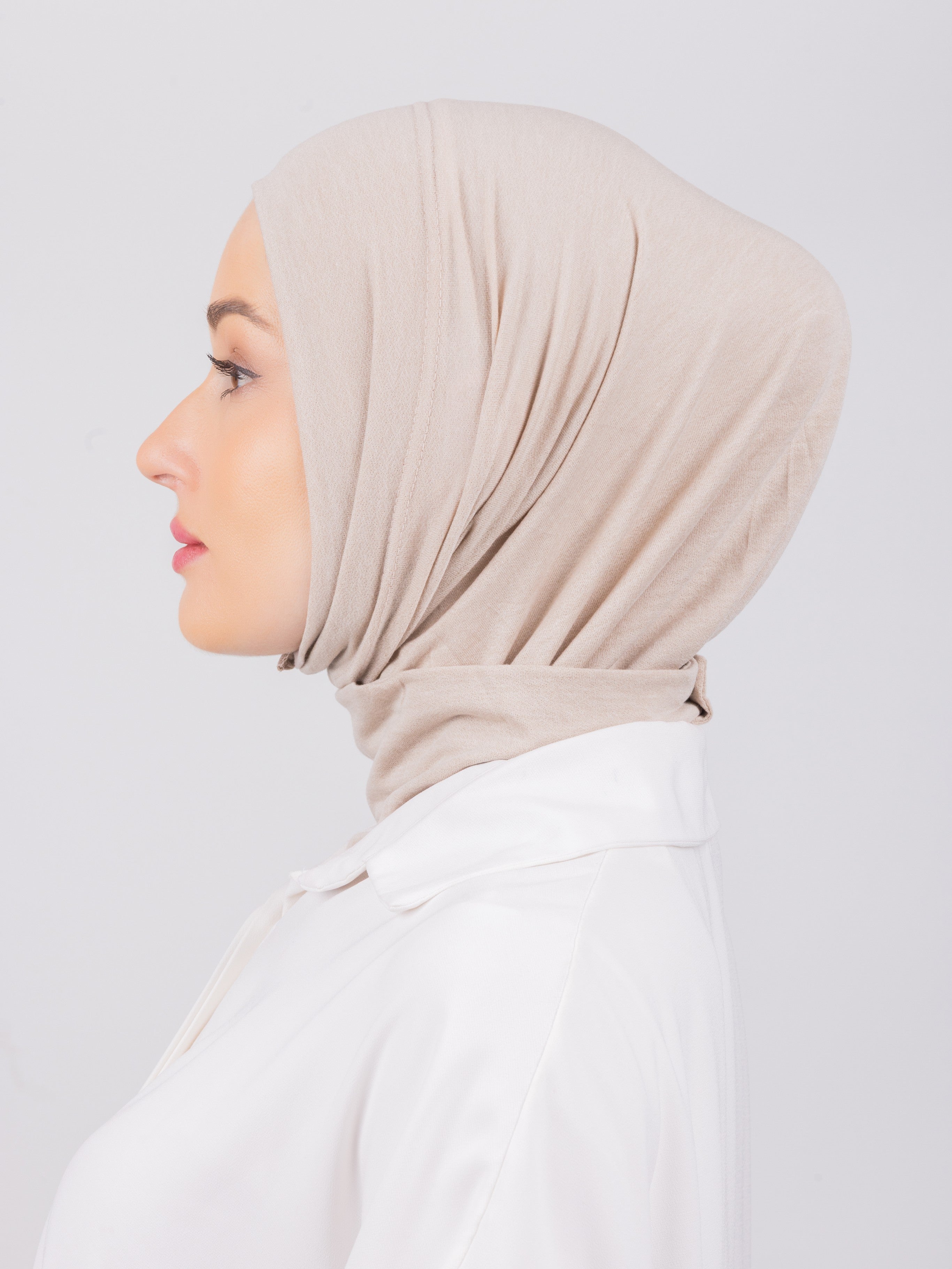 TriLock™ Hijab | Moltte Signature Cotton | Rose Taupe