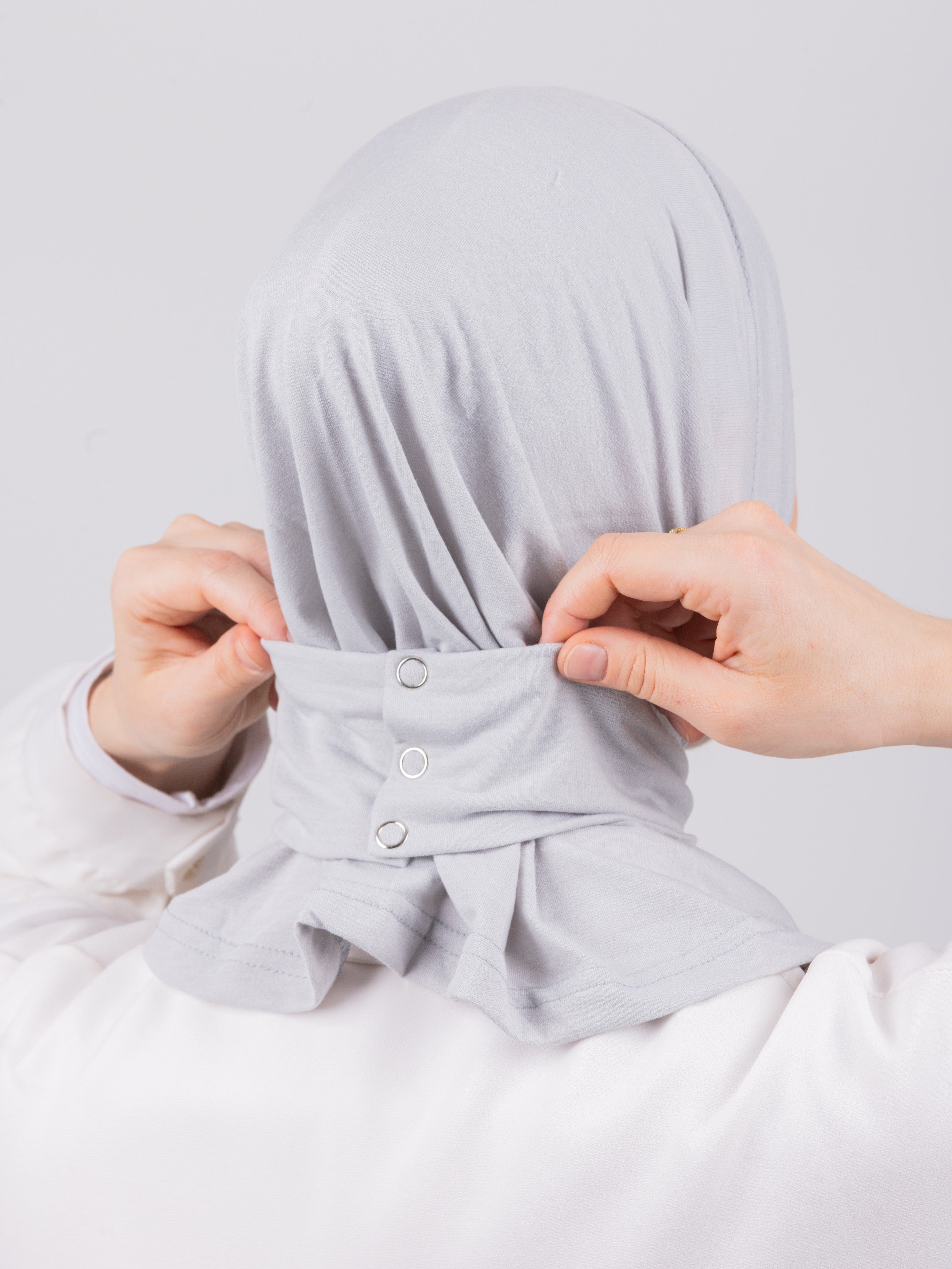 TriLock™ Hijab | Moltte Signature Cotton | Medium Grey