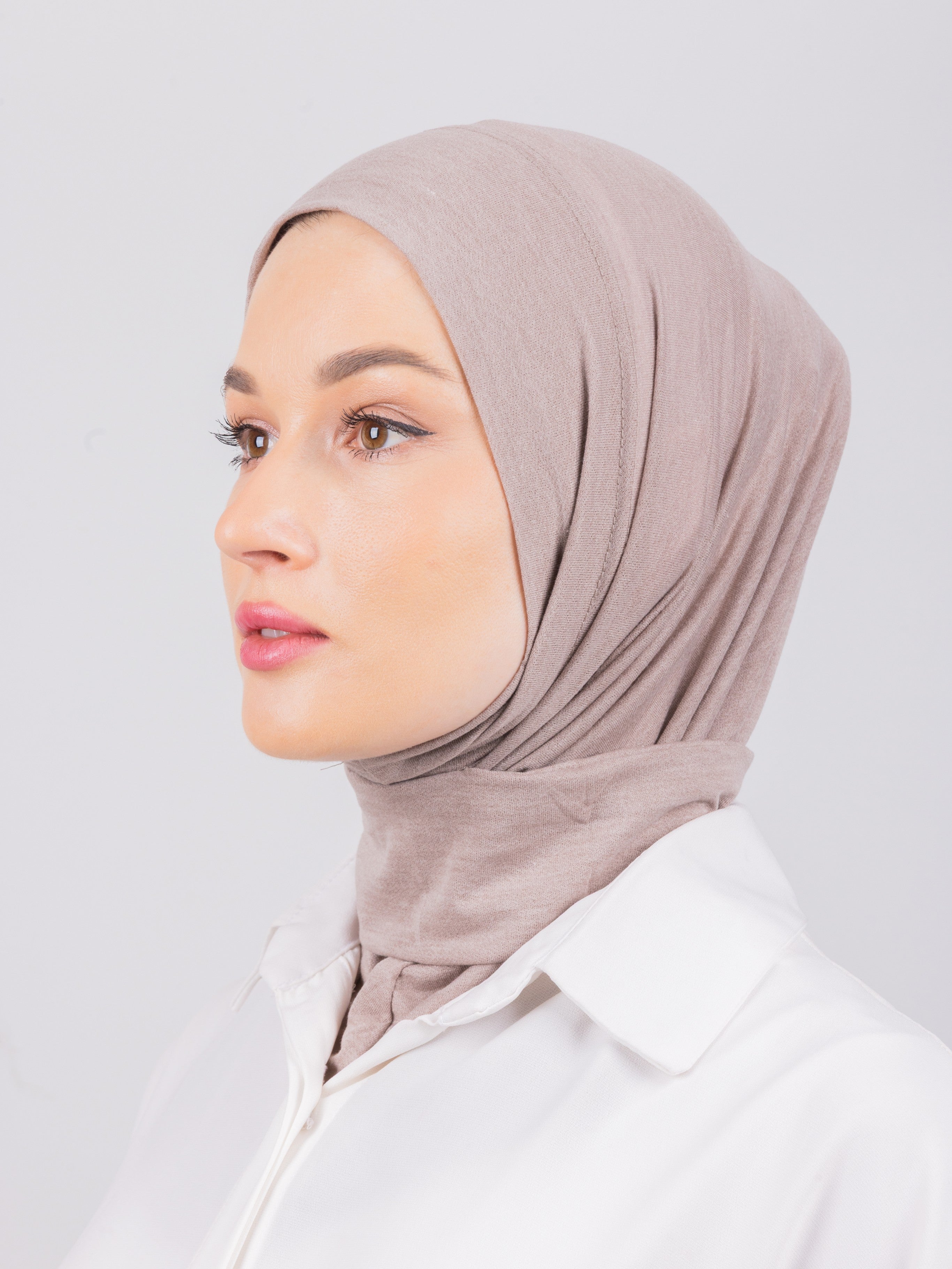 TriLock™ Hijab | Moltte Signature Cotton | Dusty Rose