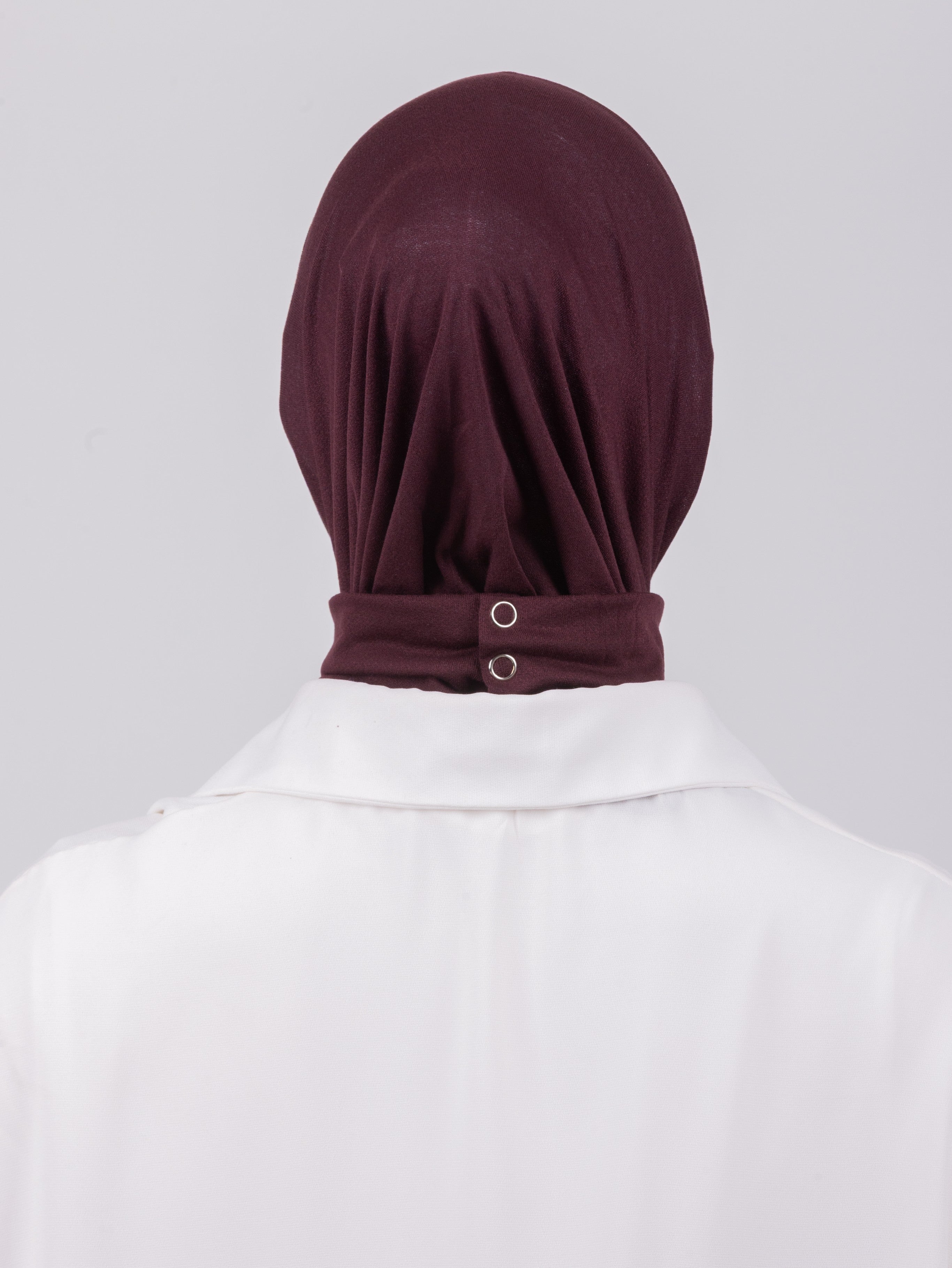 TriLock™ Hijab | Moltte Signature Cotton | Burgundy