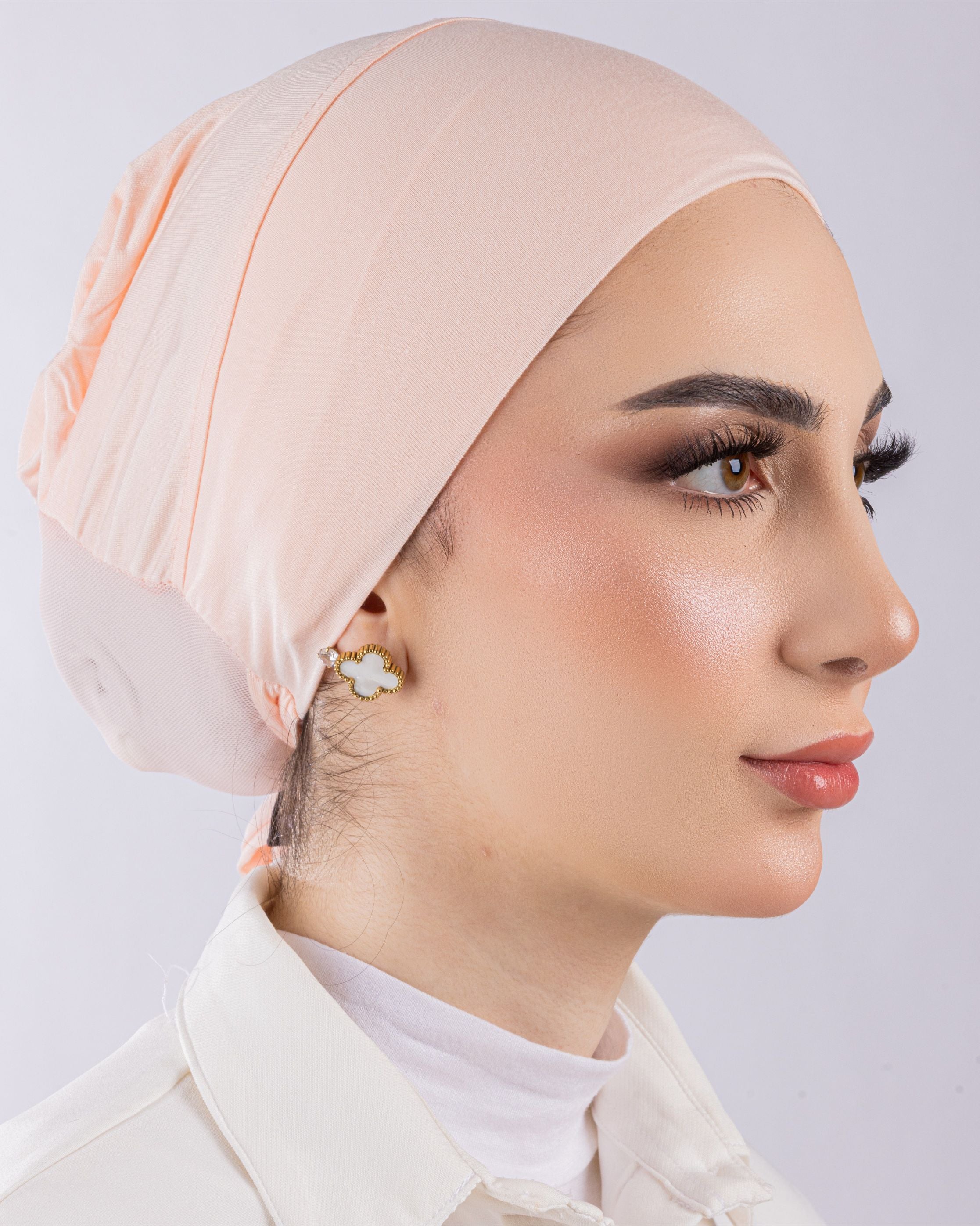 Tie Mesh Undercap | Soft Pink