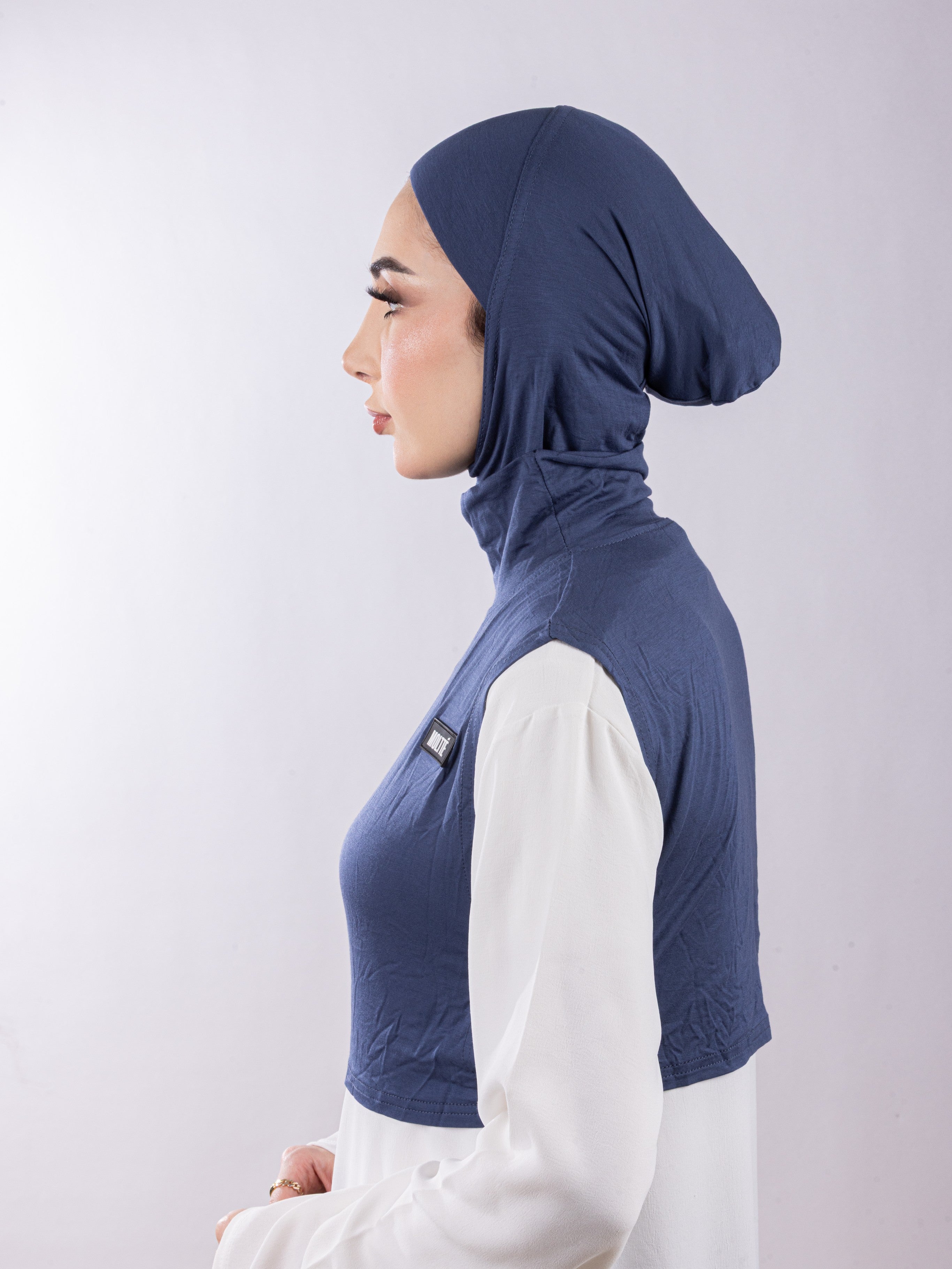 Matching Set - Full Top Collar & Full Coverage undercap | Cool Blue ( 2 Pcs )