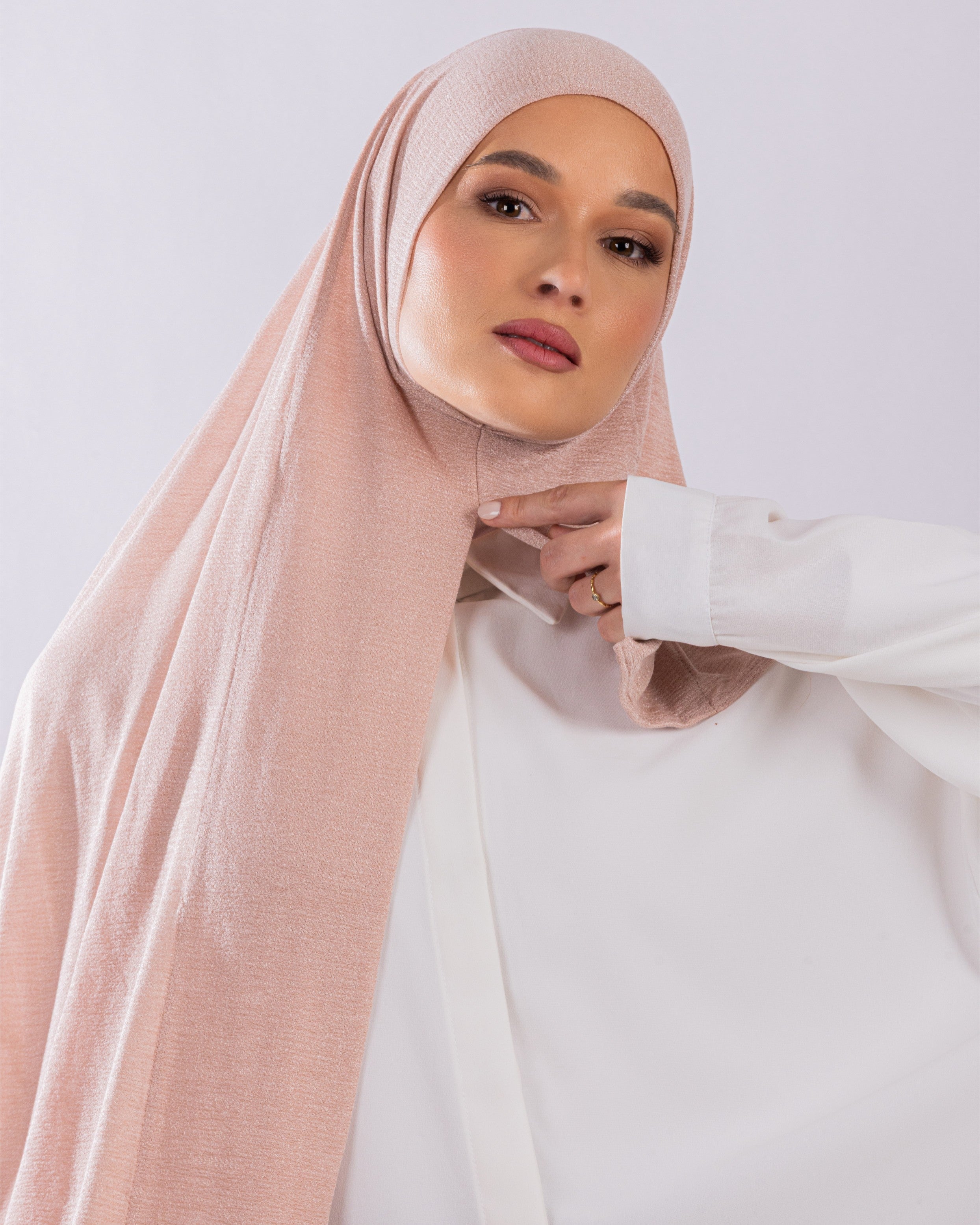 Easy To Wear Design | Malaysian Crush Cotton | Soft Coral