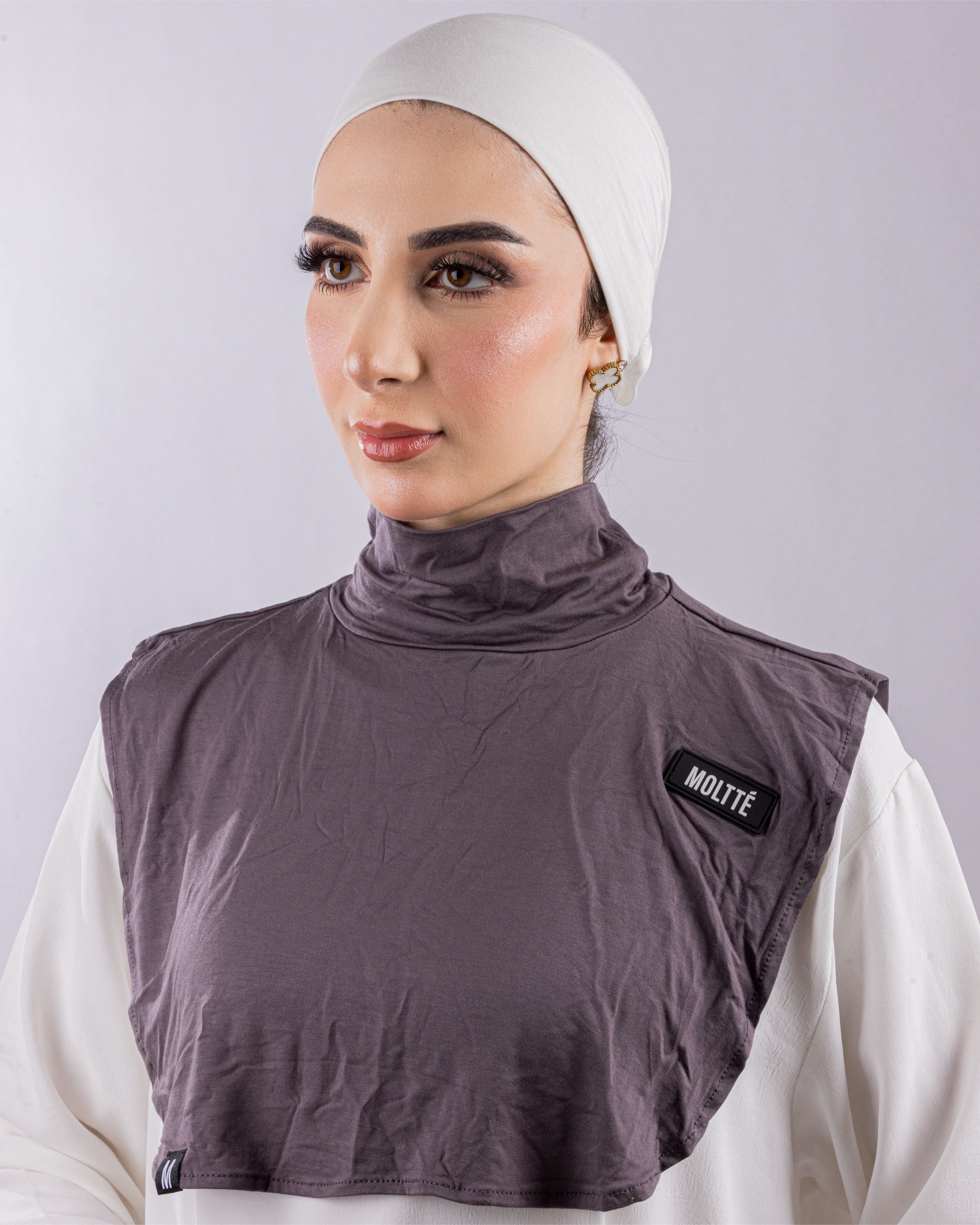 Half Top Collar | Ash Plum