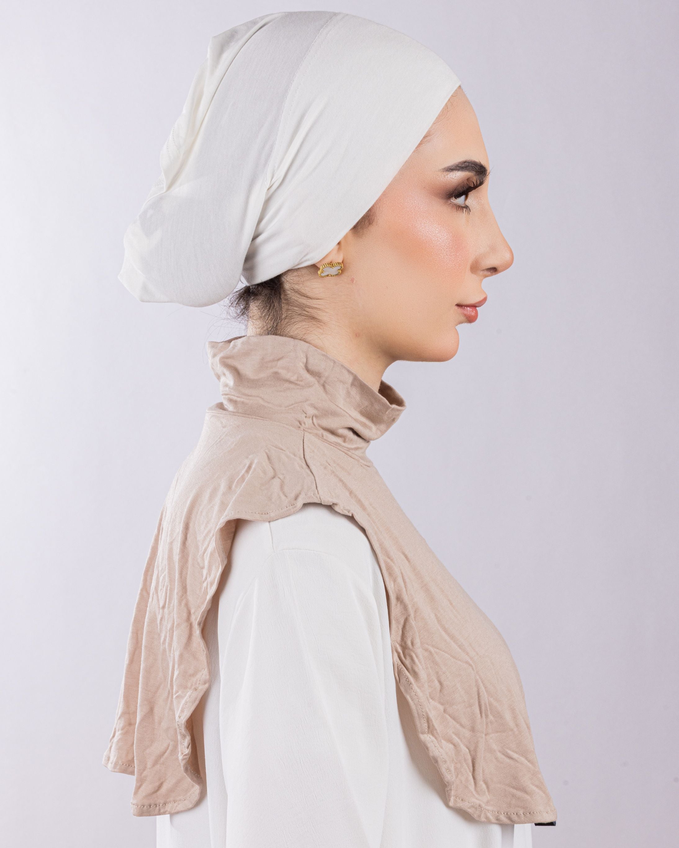 Half Top Collar | Blush Beige