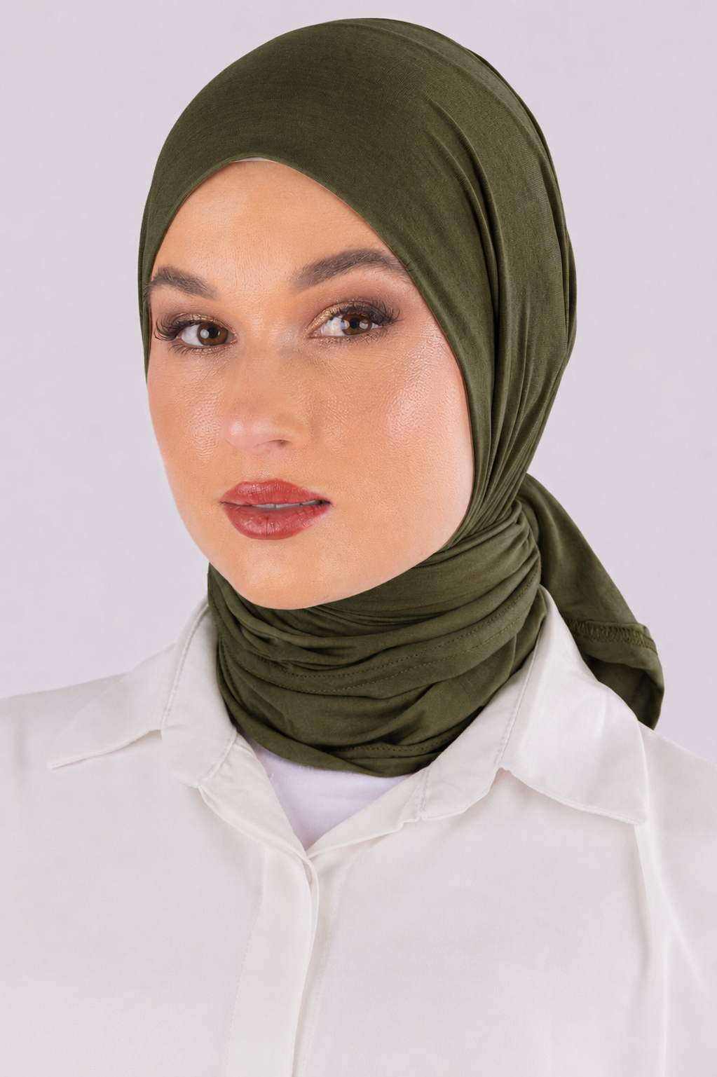 Triangular Design | Spanish Cotton | Army Green