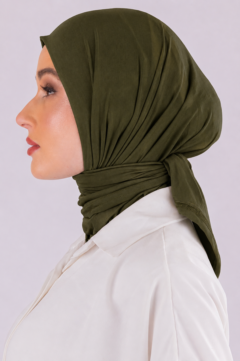 Triangular Design | Spanish Cotton | Army Green