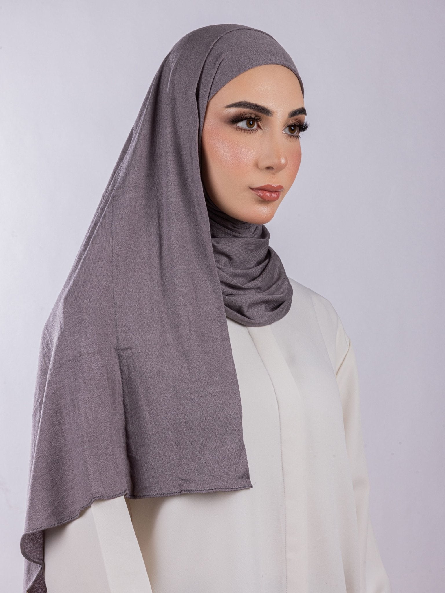 Easy To Wear Desgin | Italian Cotton | Lavender Gray - MOLTTE