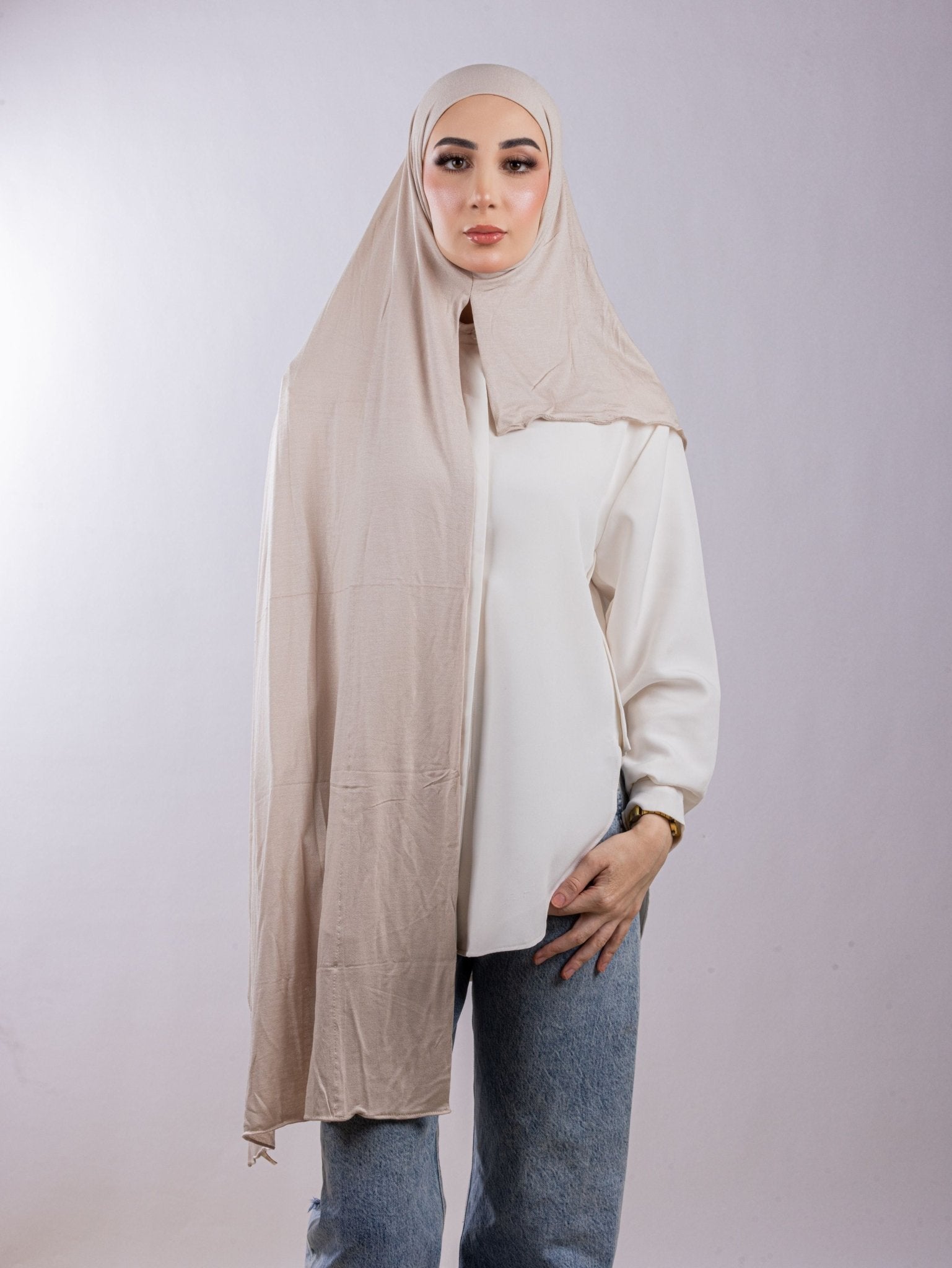 Easy To Wear Desgin | Italian Cotton | Warm Taupe - MOLTTE