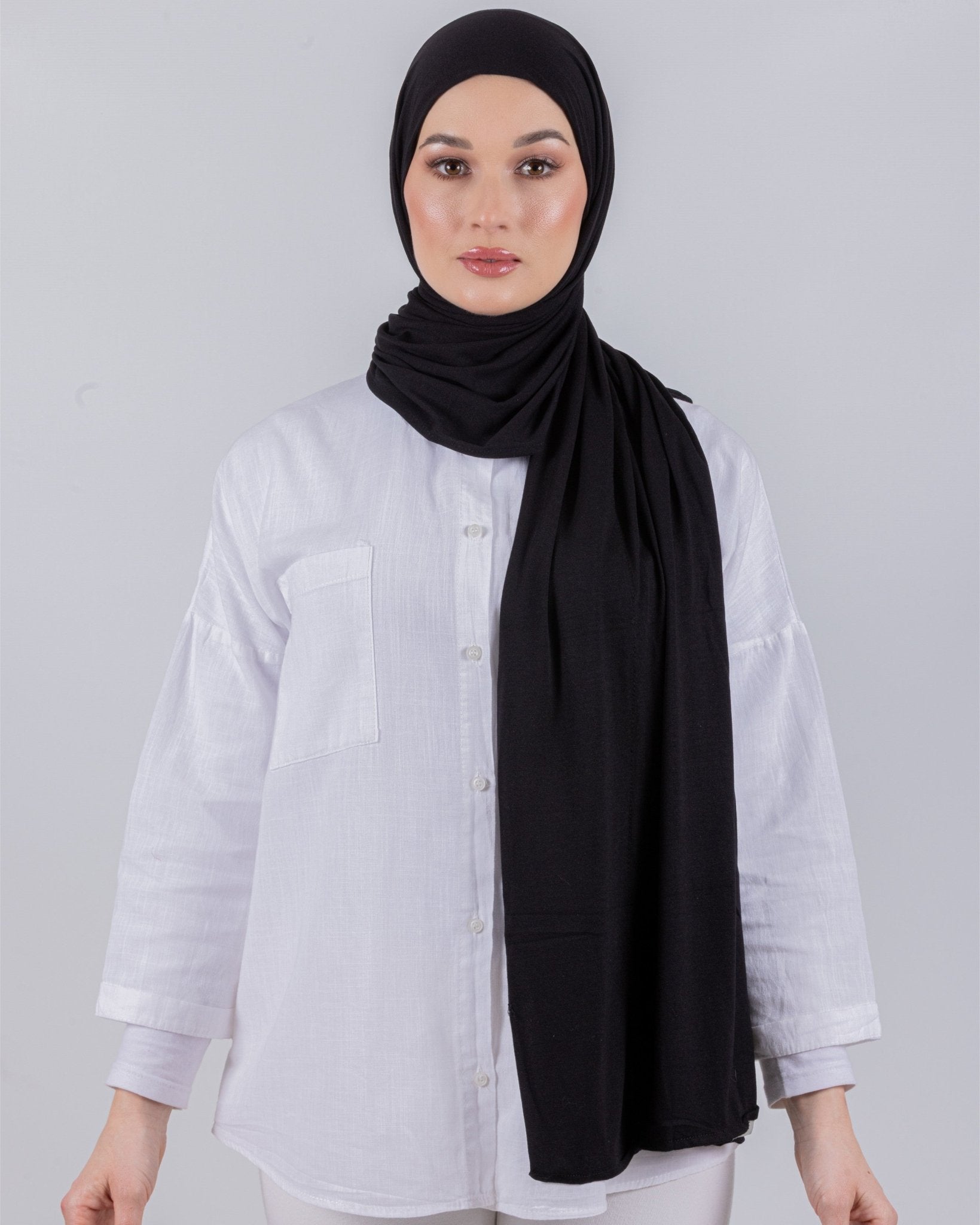 Easy To Wear Desgin | Moltte Signature Cotton | Black - MOLTTE