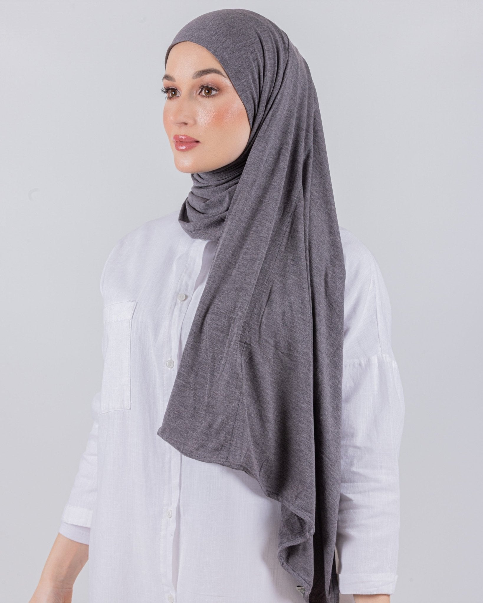 Easy To Wear Desgin | Moltte Signature Cotton | Charcoal Gray - MOLTTE