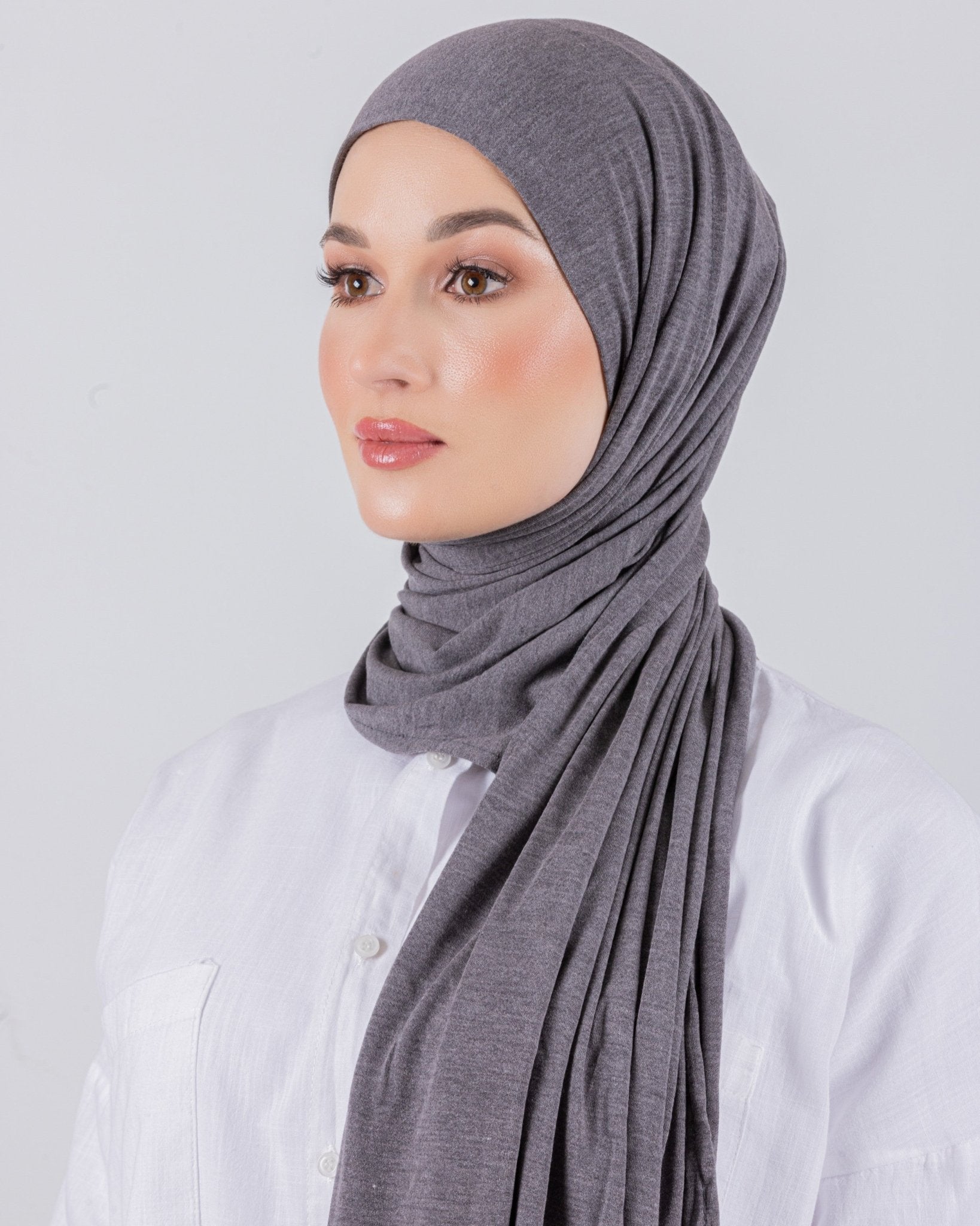 Easy To Wear Desgin | Moltte Signature Cotton | Charcoal Gray - MOLTTE
