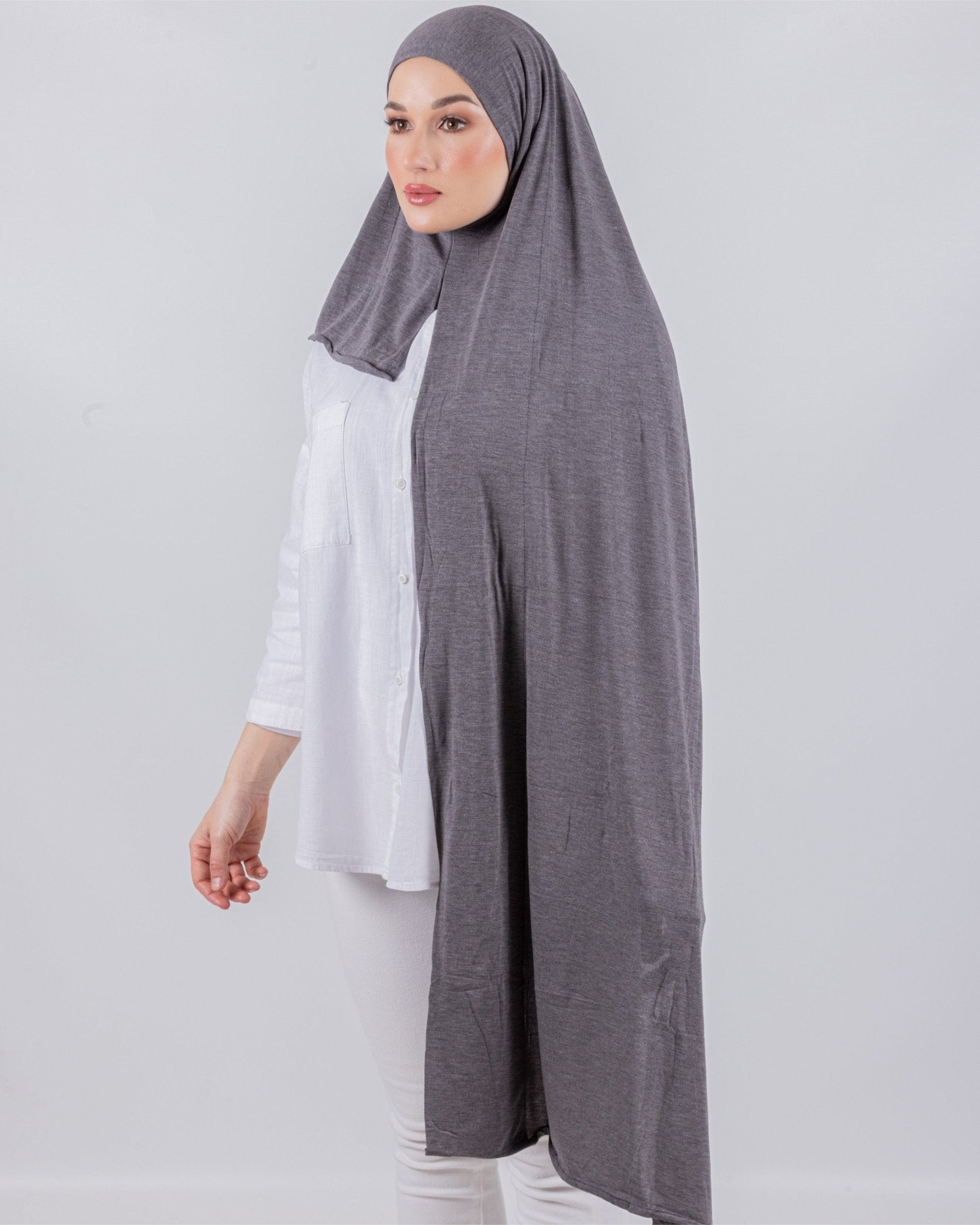 Easy To Wear Desgin | Moltte Signature Cotton | Charcoal Gray - MOLTTE