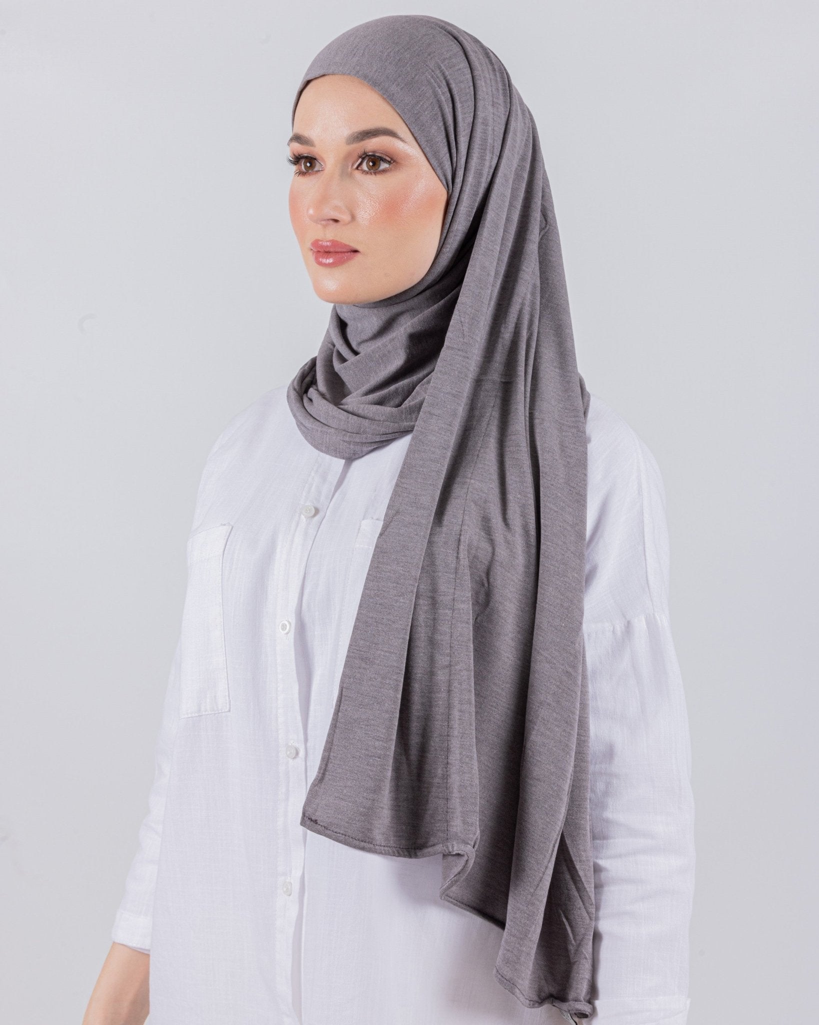 Easy To Wear Desgin | Moltte Signature Cotton | Lavender Gray - MOLTTE