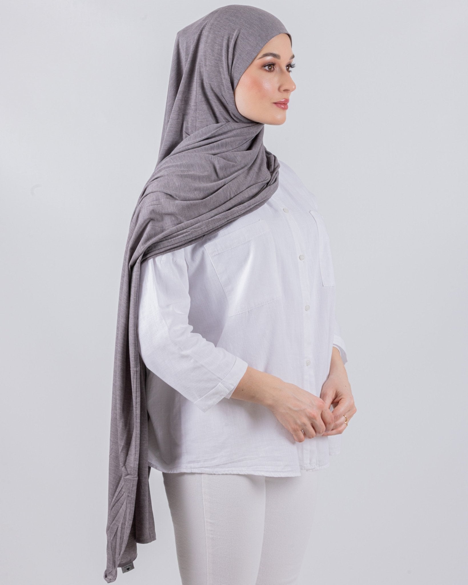 Easy To Wear Desgin | Moltte Signature Cotton | Lavender Gray - MOLTTE
