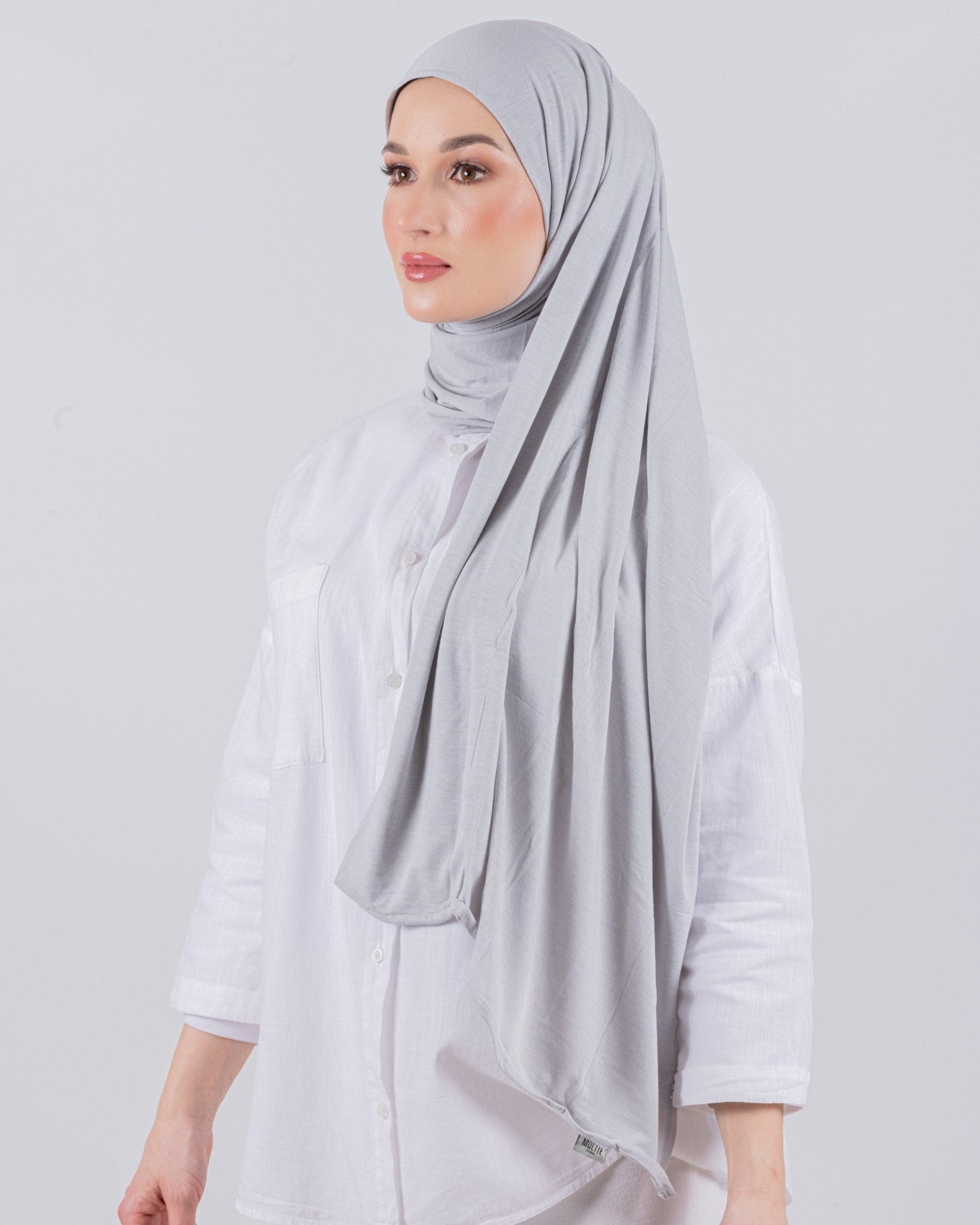 Easy To Wear Desgin | Moltte Signature Cotton | Medium Grey - MOLTTE