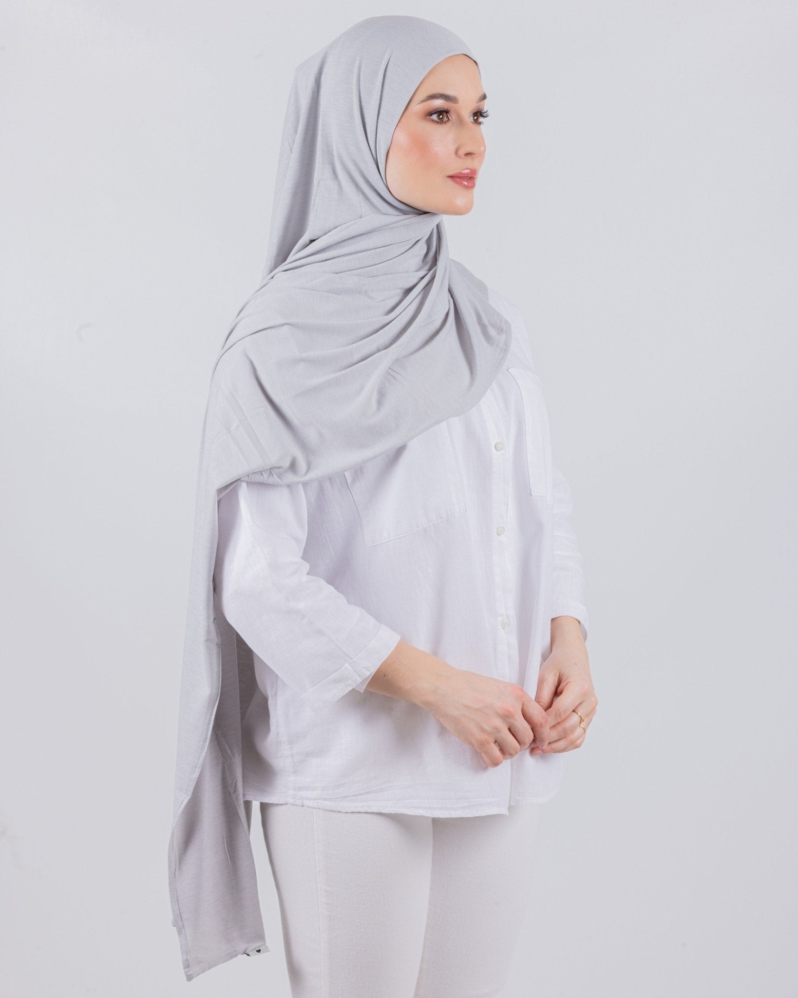 Easy To Wear Desgin | Moltte Signature Cotton | Medium Grey - MOLTTE