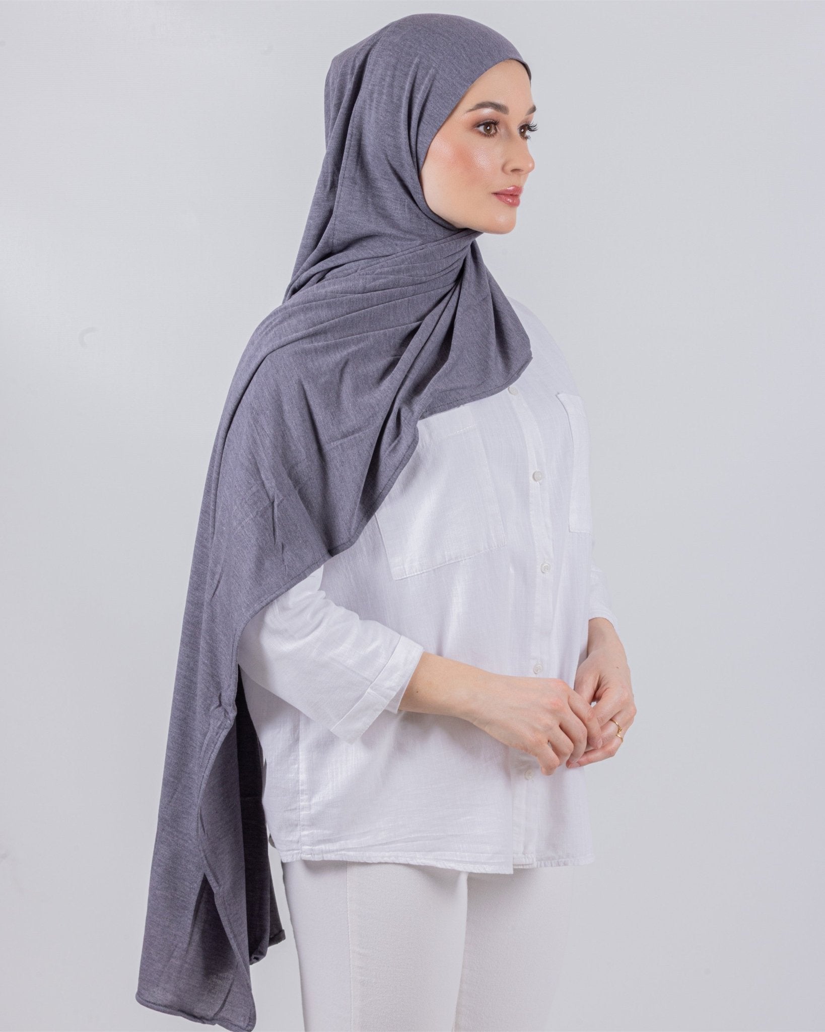 Easy To Wear Desgin | Moltte Signature Cotton | Stone Grey - MOLTTE