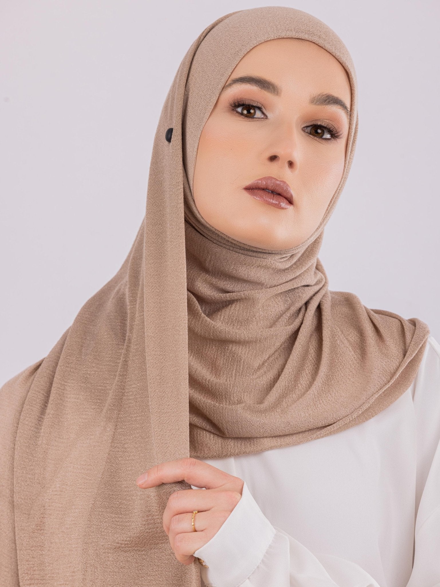 Easy To Wear Design | Malaysian Crush Cotton | Cinnamon - MOLTTE