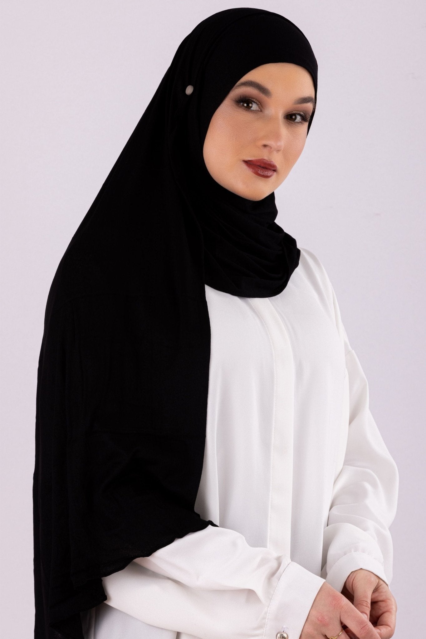 Easy To Wear Design | Moltte Signature Cotton | Black - MOLTTE